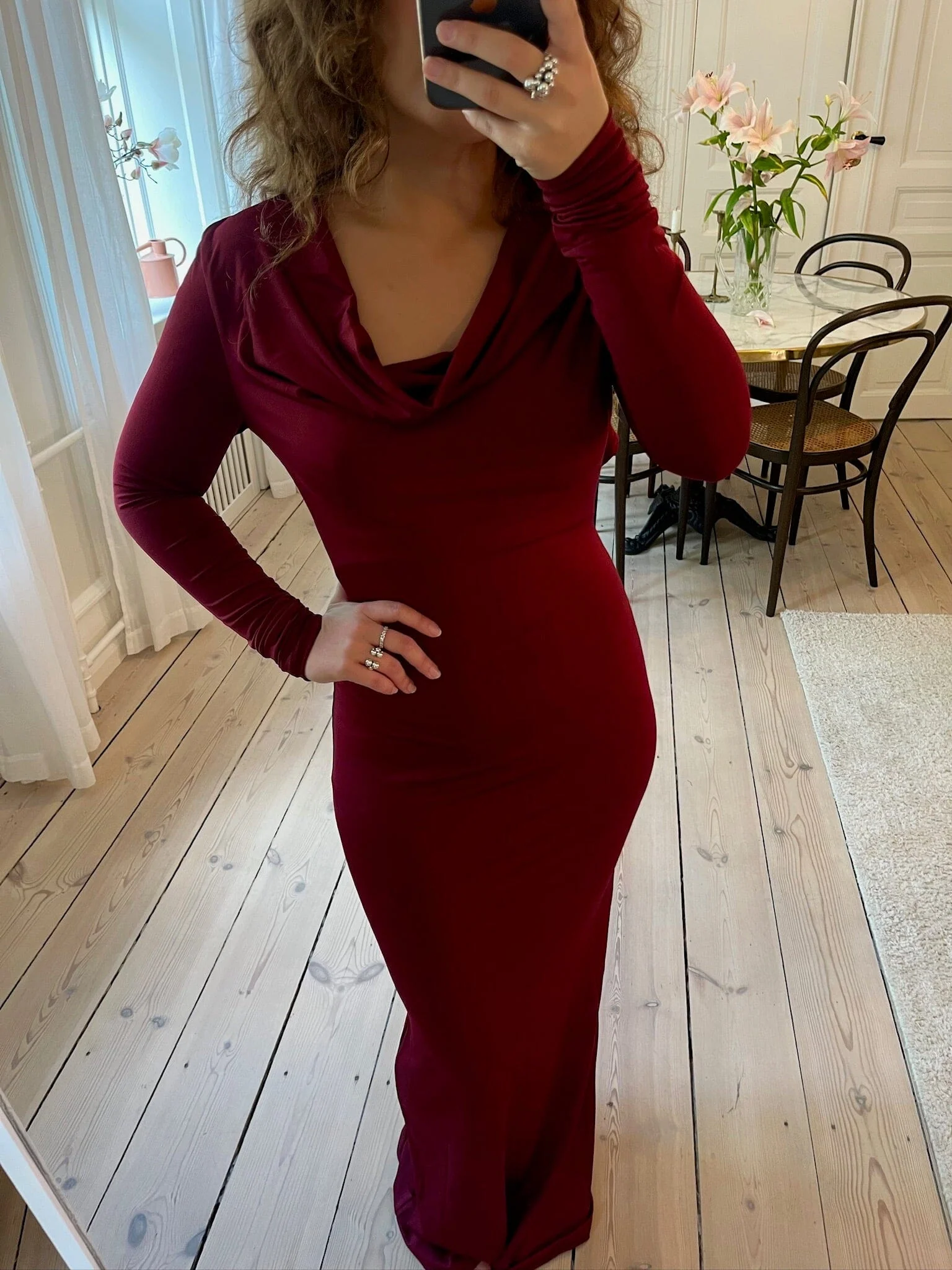 A-bee - Annelise Dress - Red - Image 2