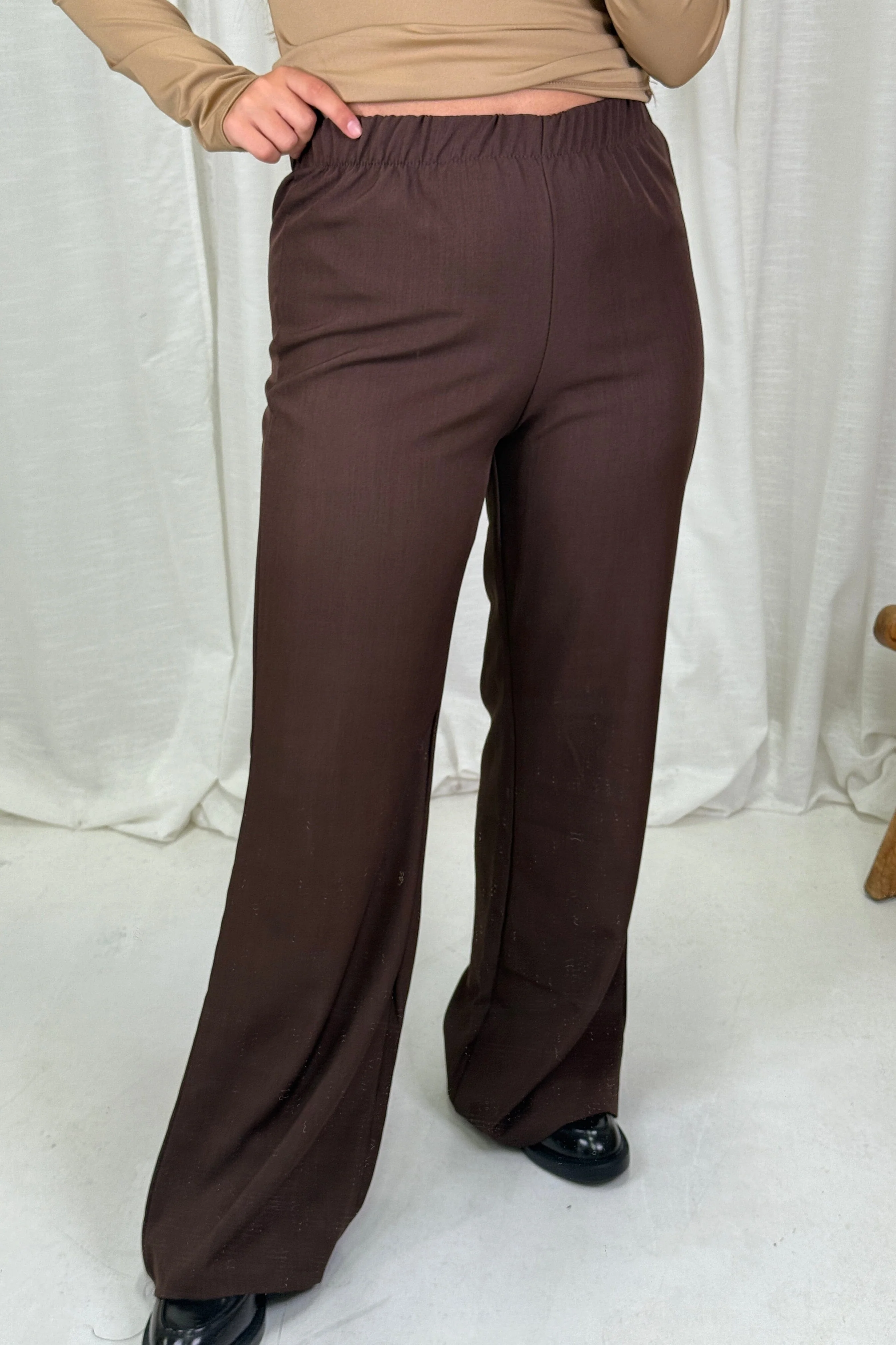 A-bee - Clarice Pants - Dark Maroon