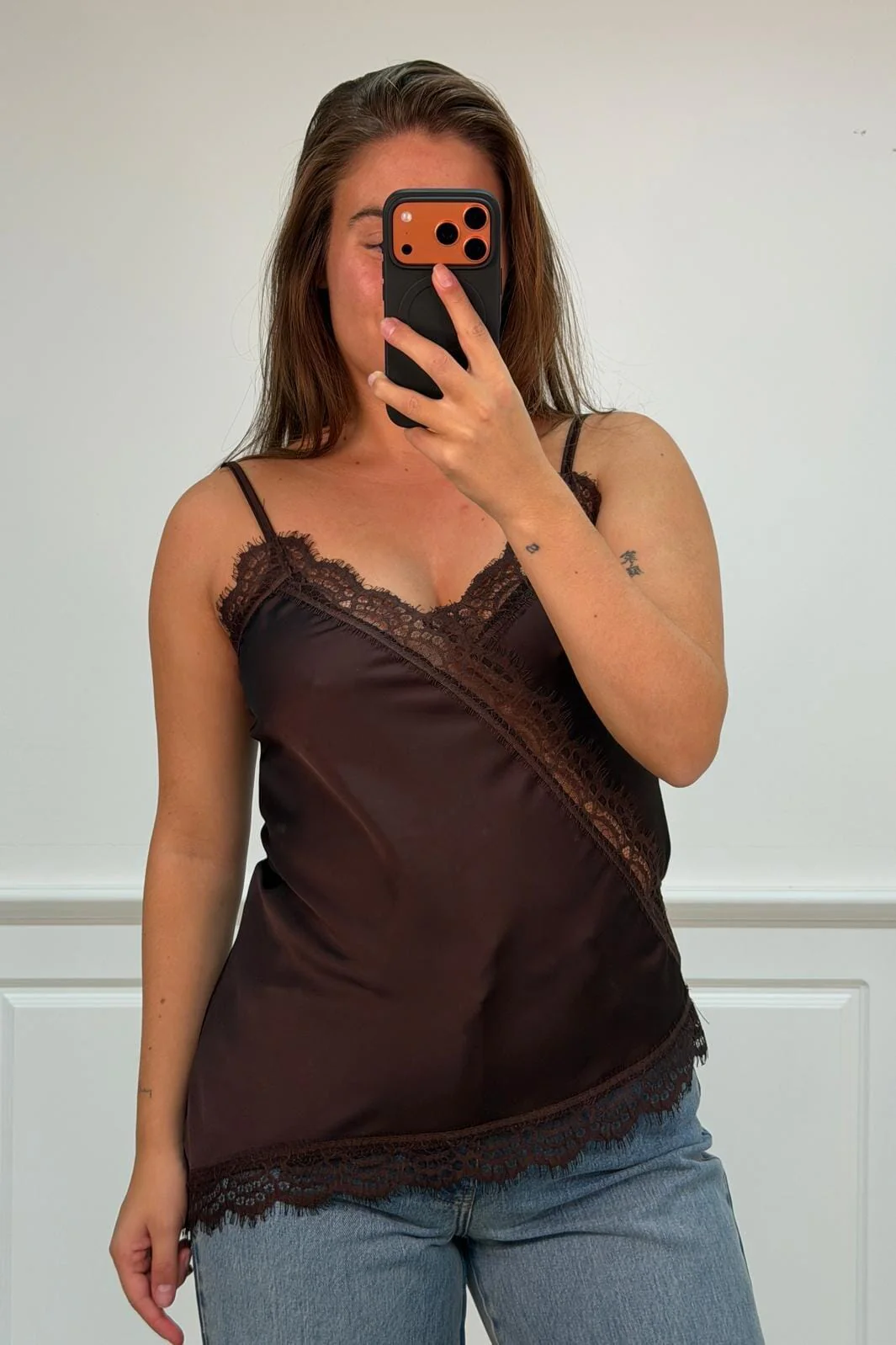A-bee - Ivanka Top - Chocolate - Image 4