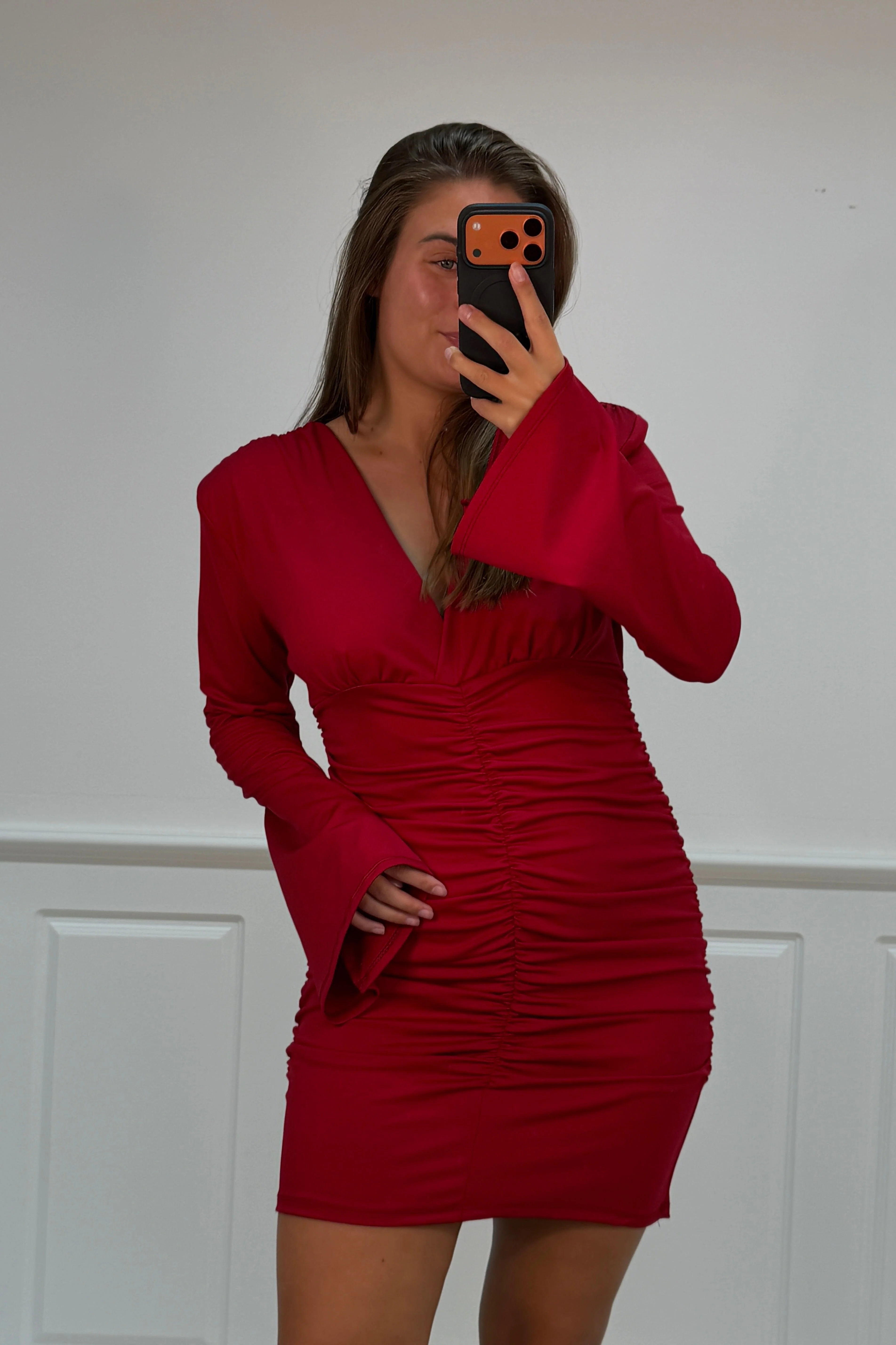 A-bee - Katia dress - Burgundy - Image 3