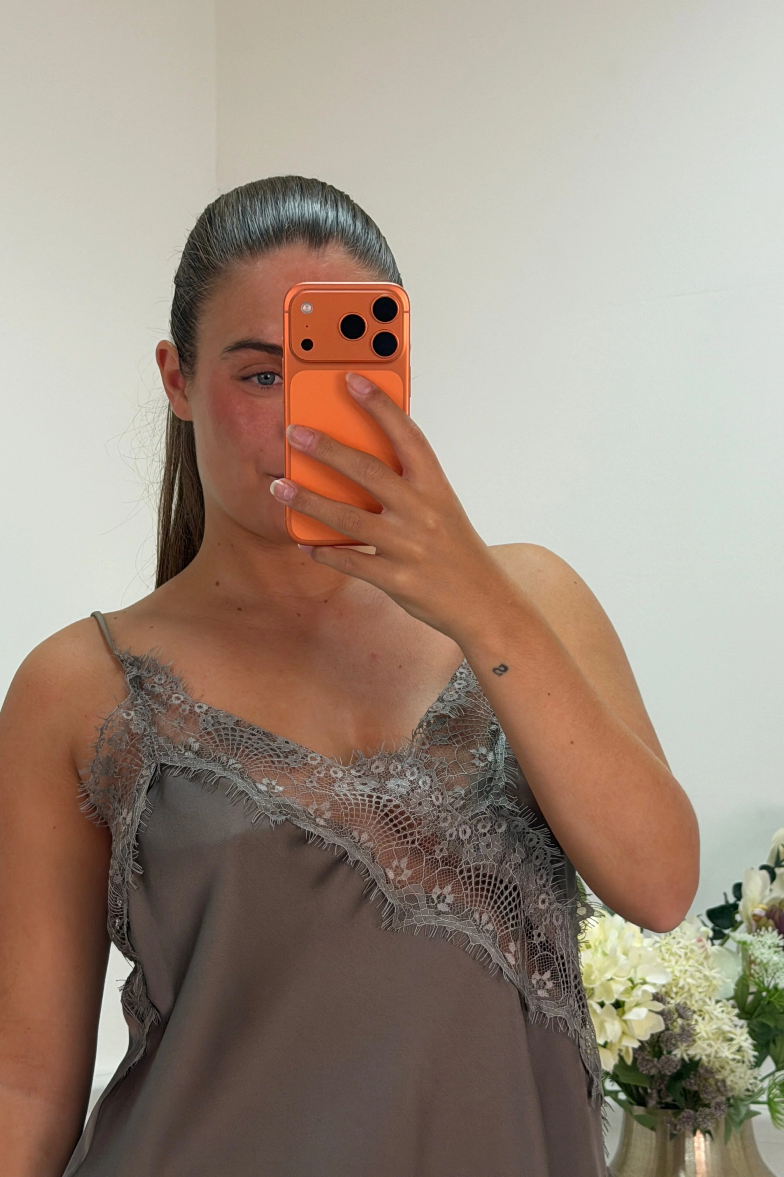 A-bee - Leni dress - Taupe - Image 5
