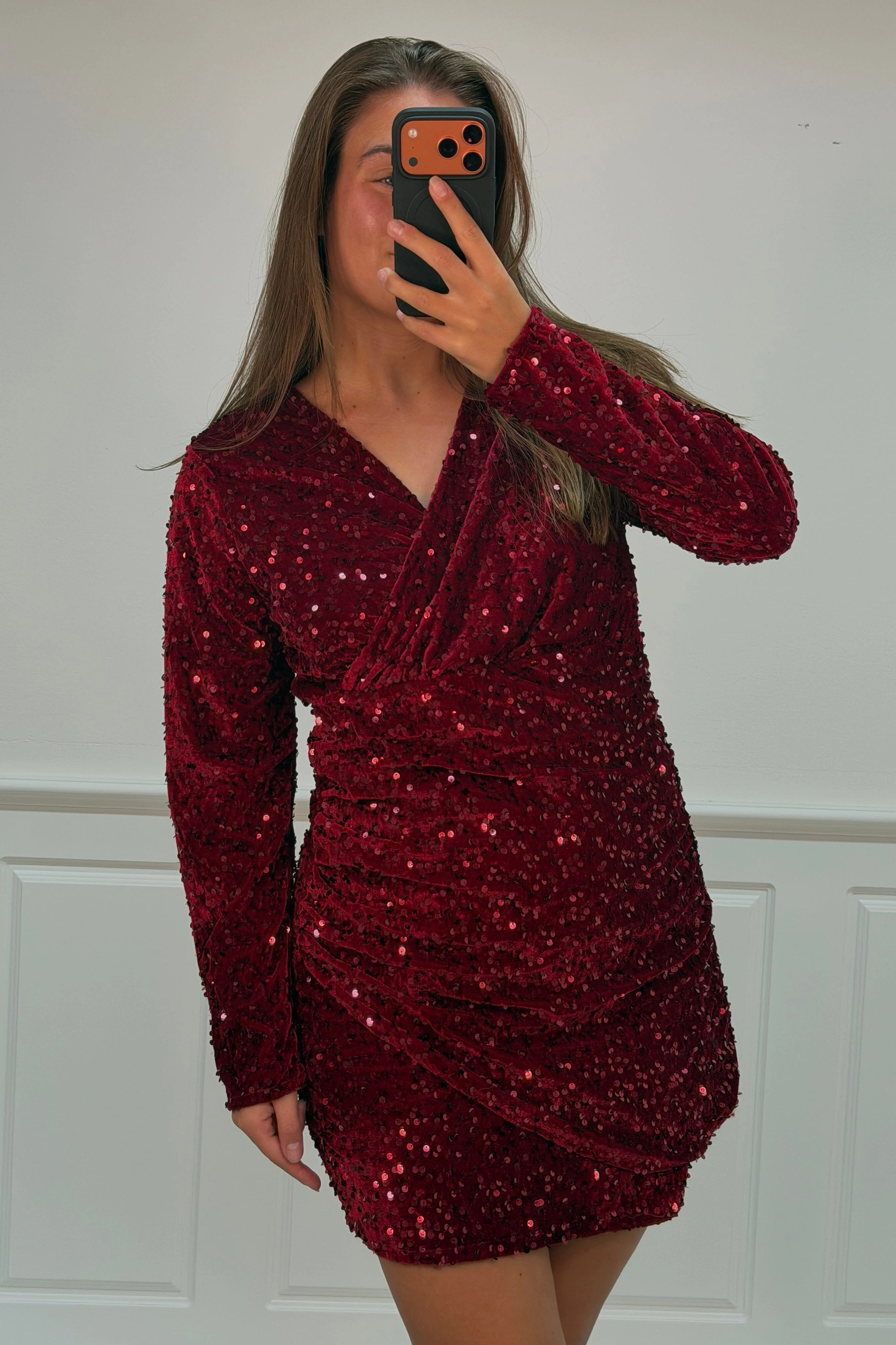 A-bee - Lorraine dress - Burgundy - Image 2