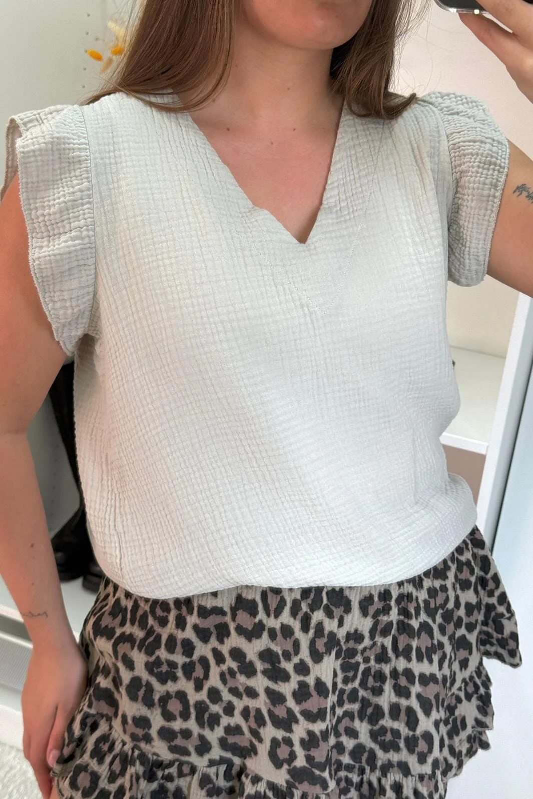 A-bee - Malou Top - Beige - Image 3