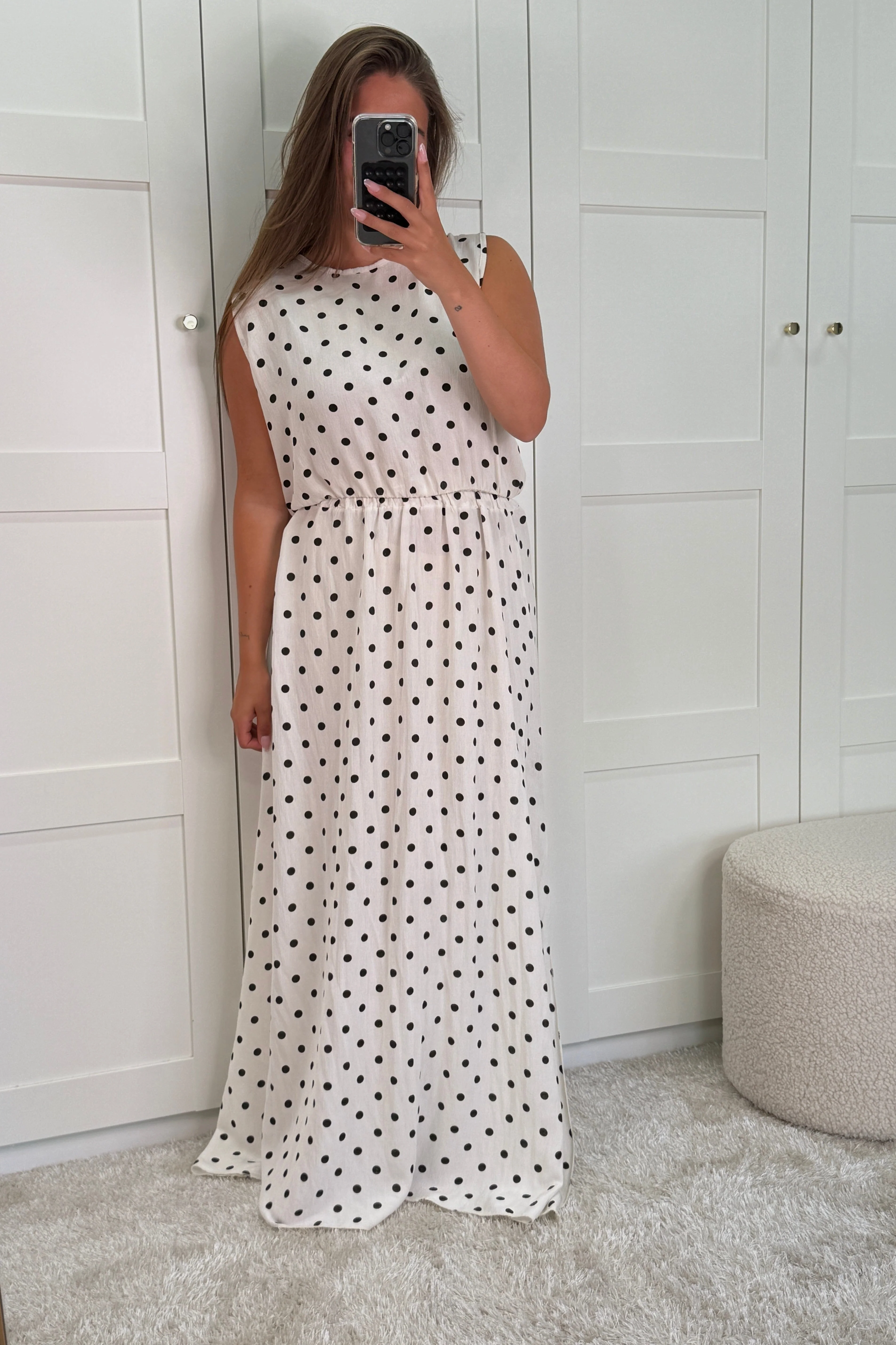 A-bee - Martina Skirt - Black Dot - Image 4
