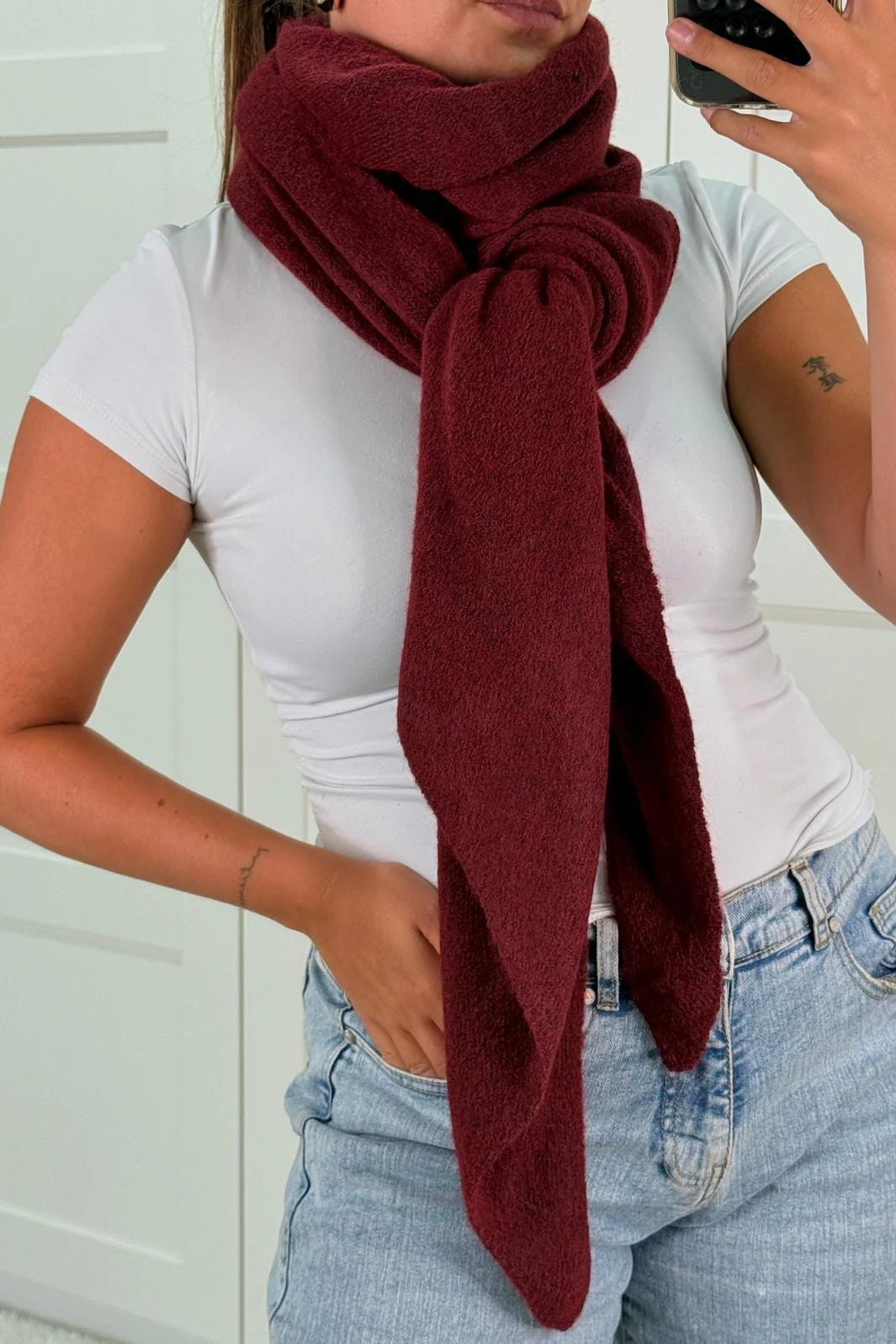 A-bee - Nadia  - Burgundy - Image 2