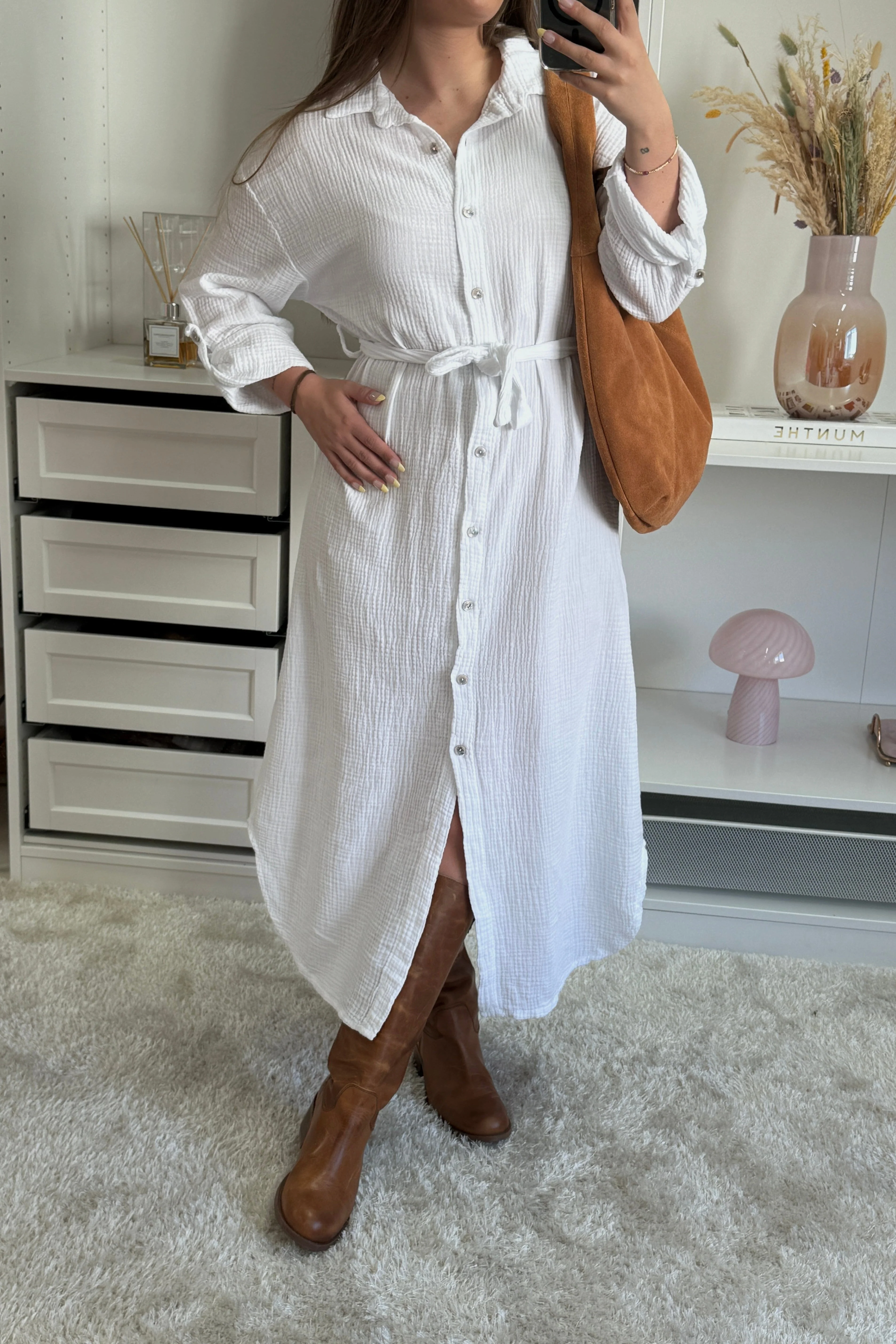A-bee - Sabina Dress - White - Image 2