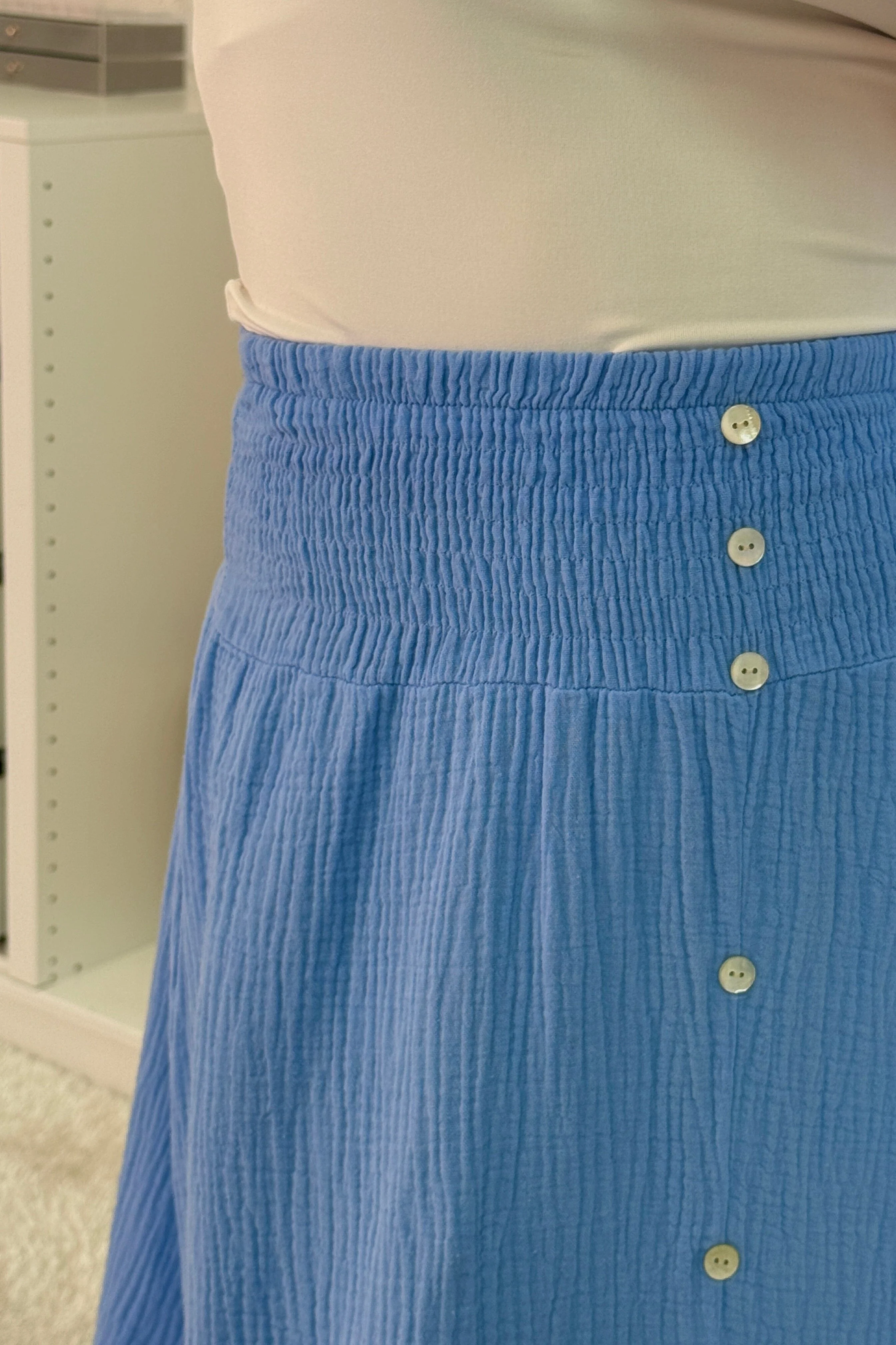 A-bee - Stine Skirt - Light Blue - Image 2