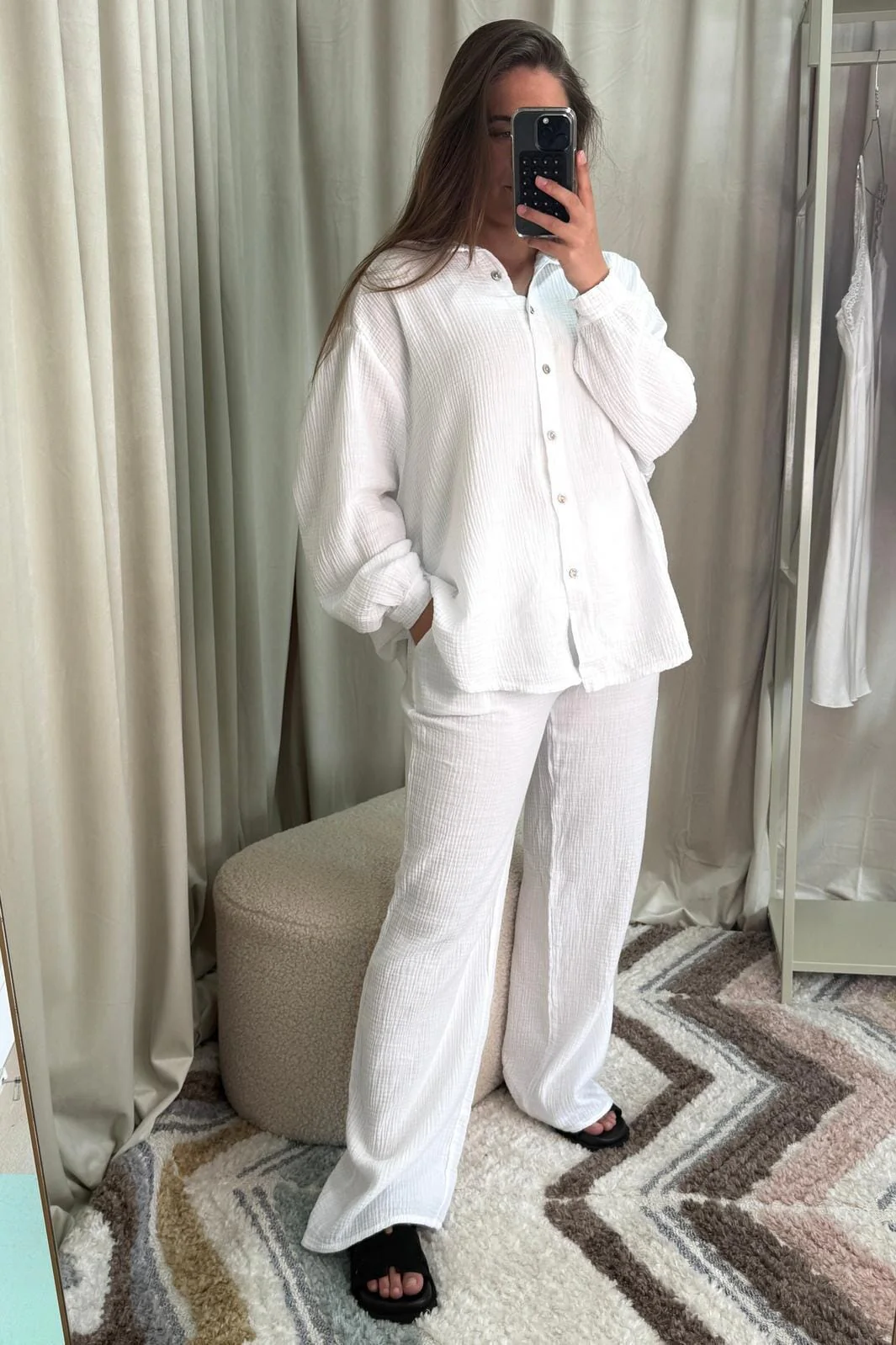 A-bee - Sonja Pants - White