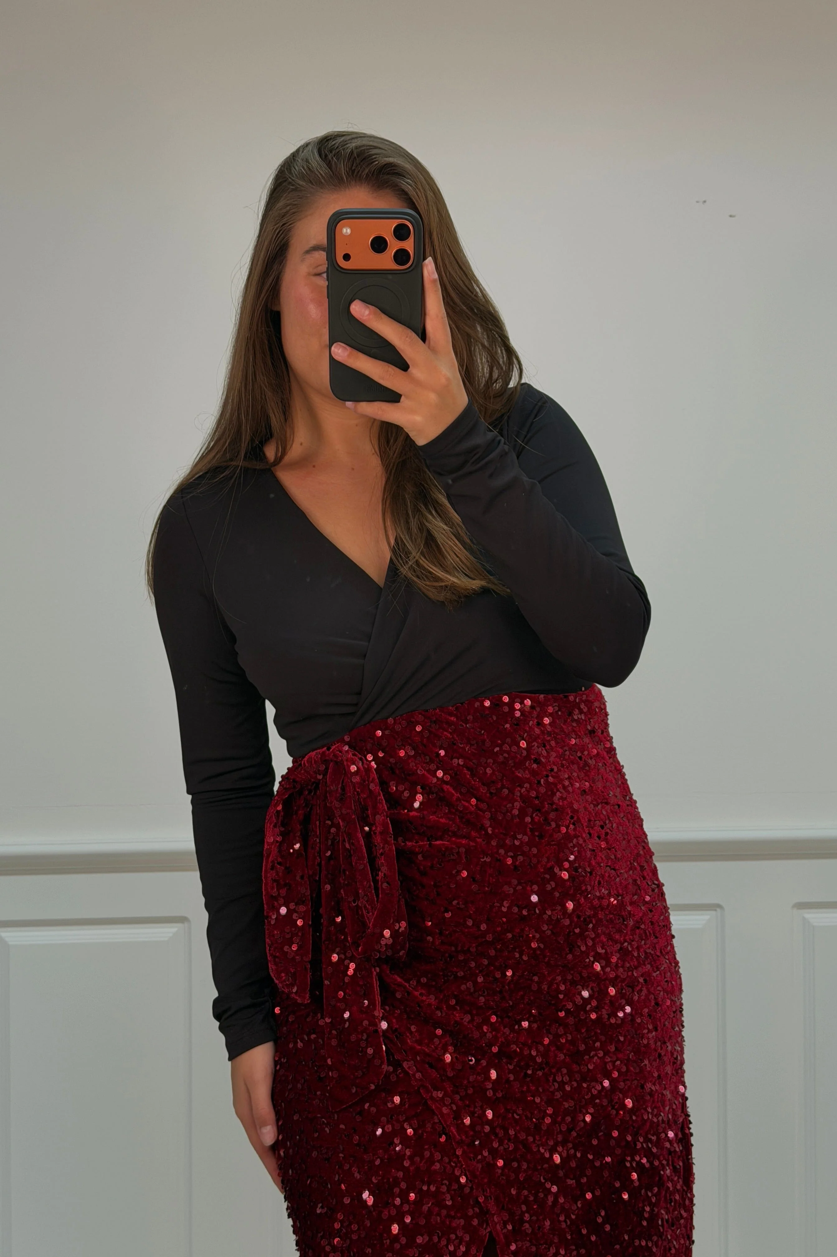A-bee - Viviana dress - Burgundy - Image 2