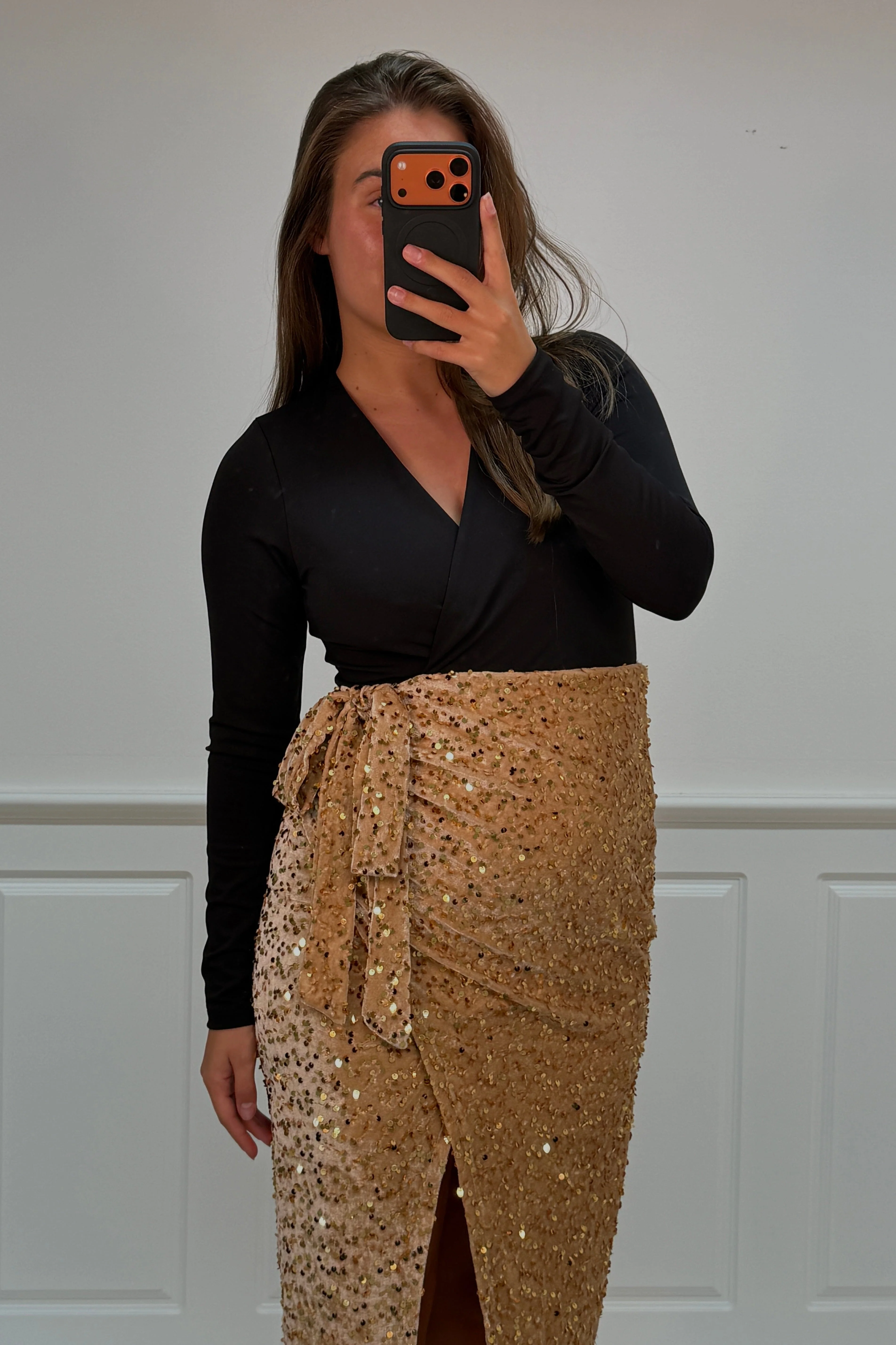 A-bee - Viviana dress - Gold - Image 3