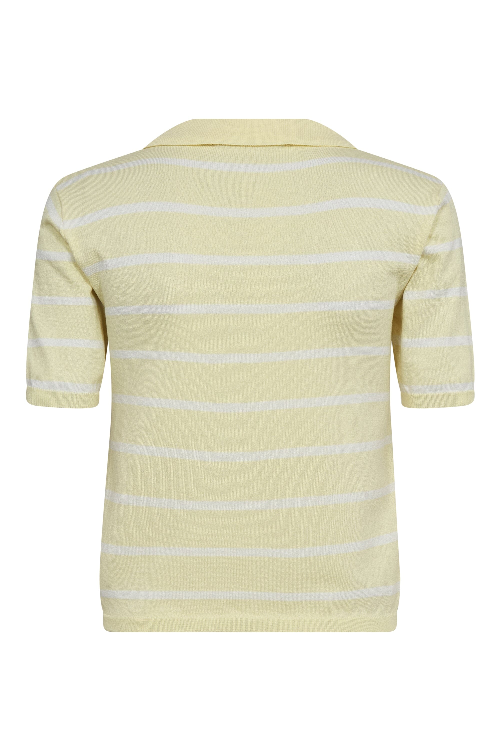 A-View - Elo Knit Polo AV7078 - 123 - Yellow/White - Image 2