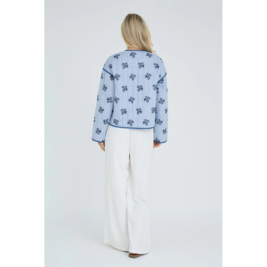 A-View - Fina Jacket AV8040 - 181 - Blue/Off White - Image 6