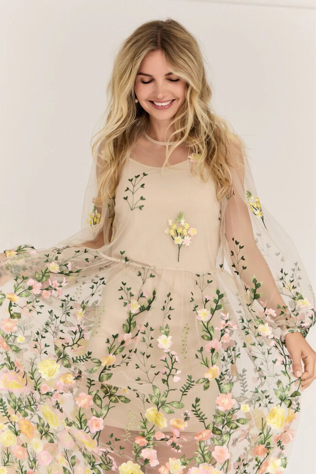 A-View - Fuschia Dress - 201 Sand/Yellow - Image 6