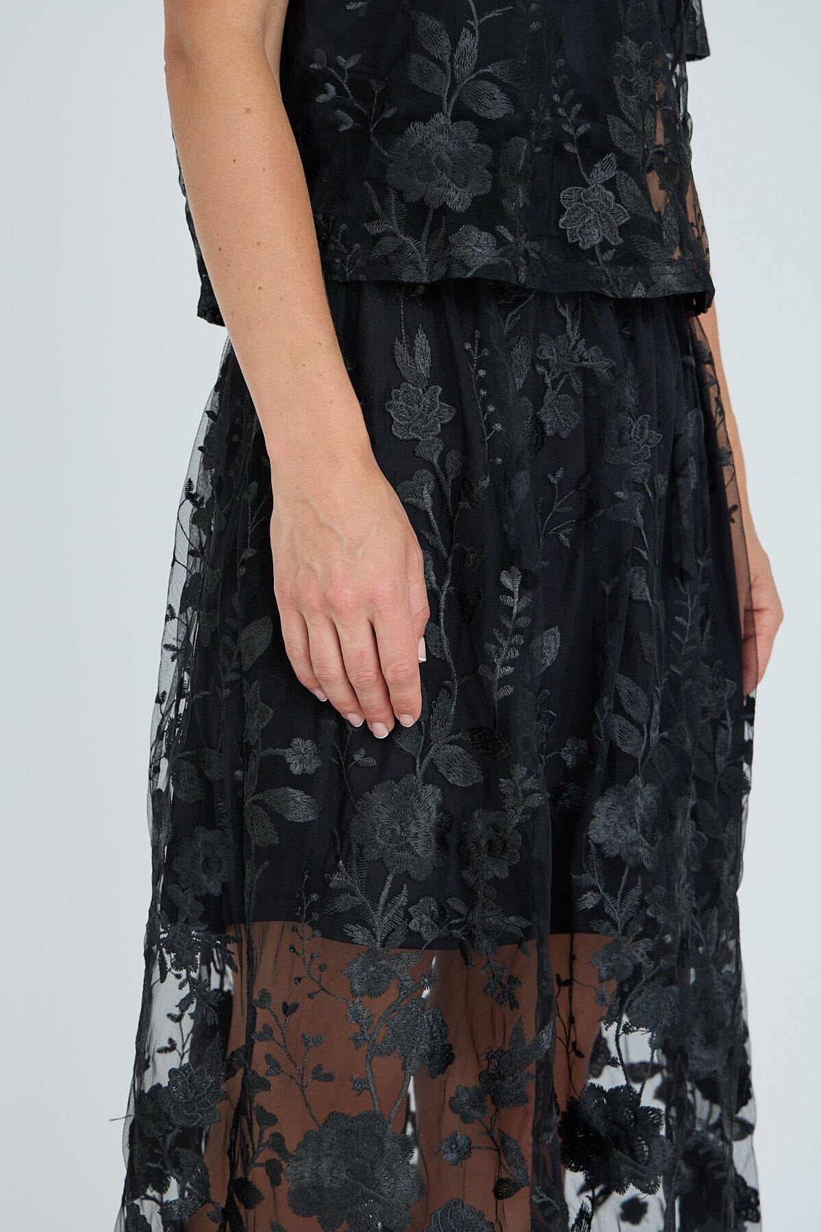 A-View - Fuschia Skirt AV4624 - 999 - Black - Image 3