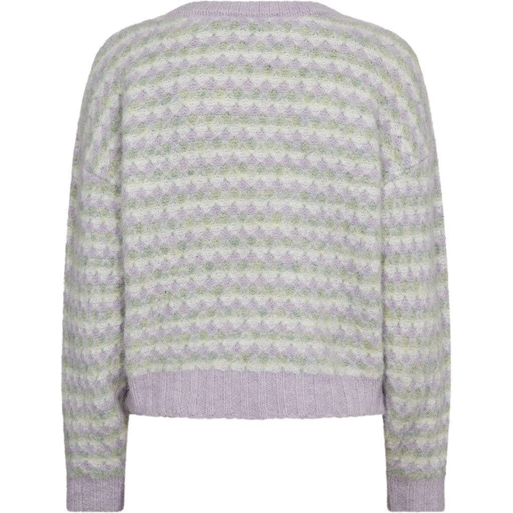 A-View - Sassi Knit Pullover AV7072 - 180 - Green/Purple - Image 5