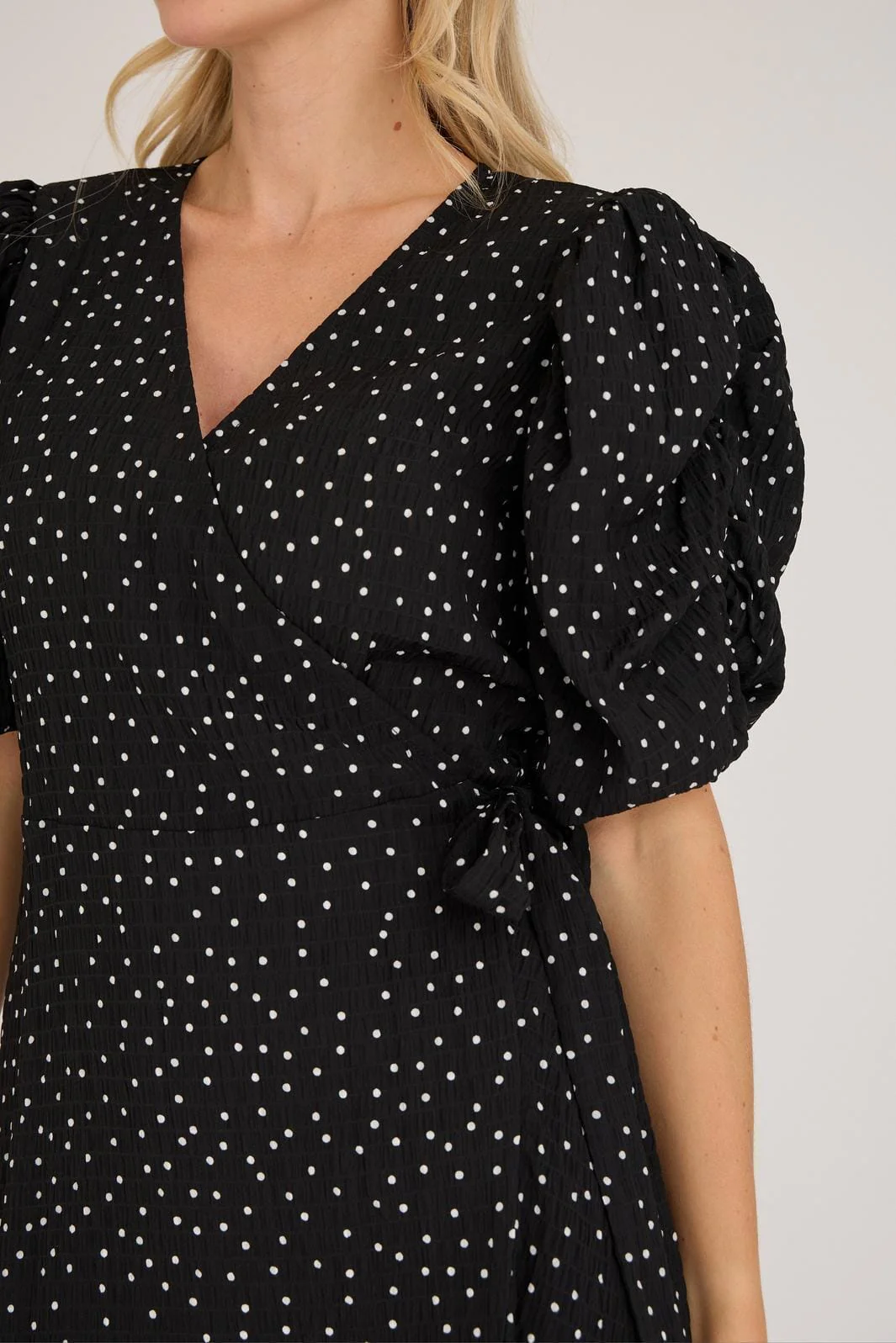 A-View - Sinda Dot Dress AV8152 - 067 - Black/White - Image 4