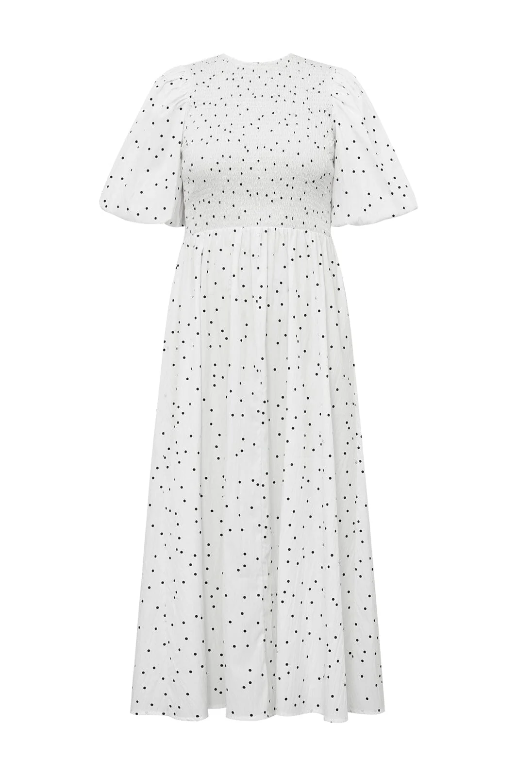 A-View - Tabita Dot Dress AV8164 - 019 - White With Black Dots - Image 4