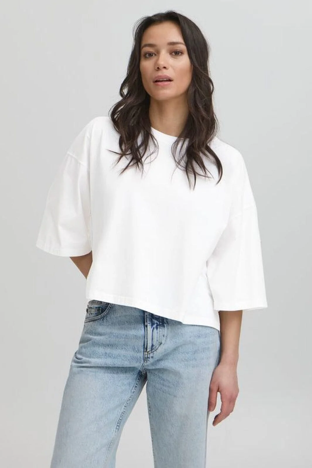 Ball - Viola Bp Cropped Oz Tee 50405365 - 114800 - Blanc De Blanc
