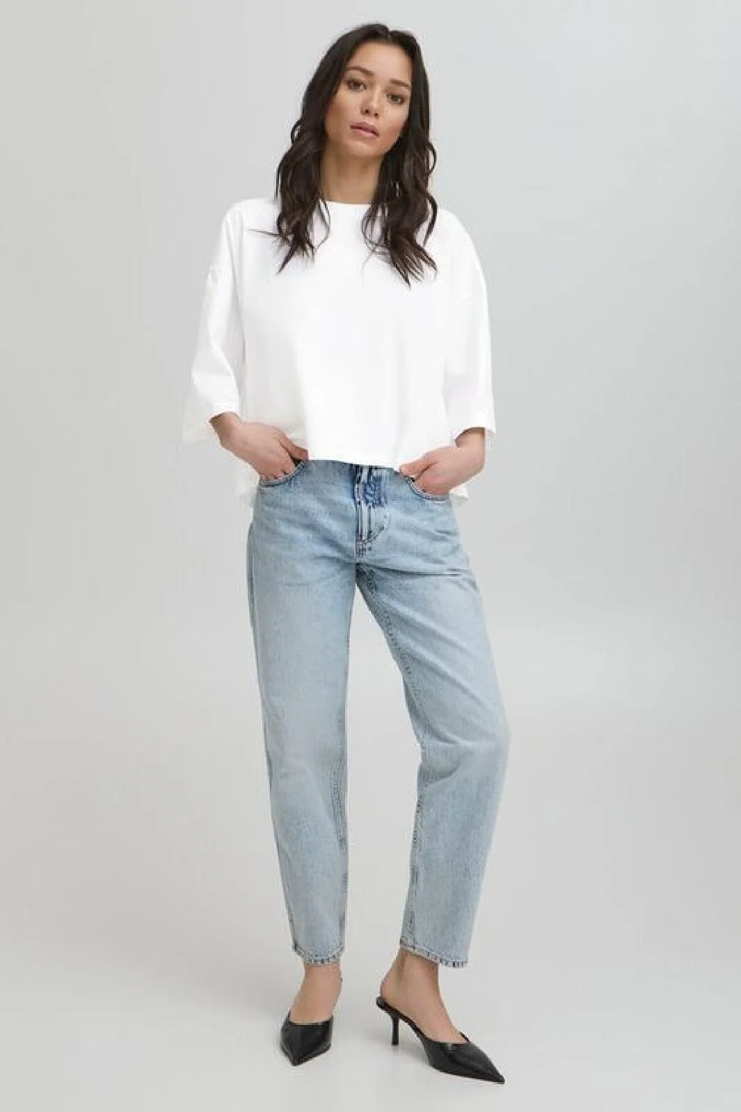 Ball - Viola Bp Cropped Oz Tee 50405365 - 114800 - Blanc De Blanc - Image 5
