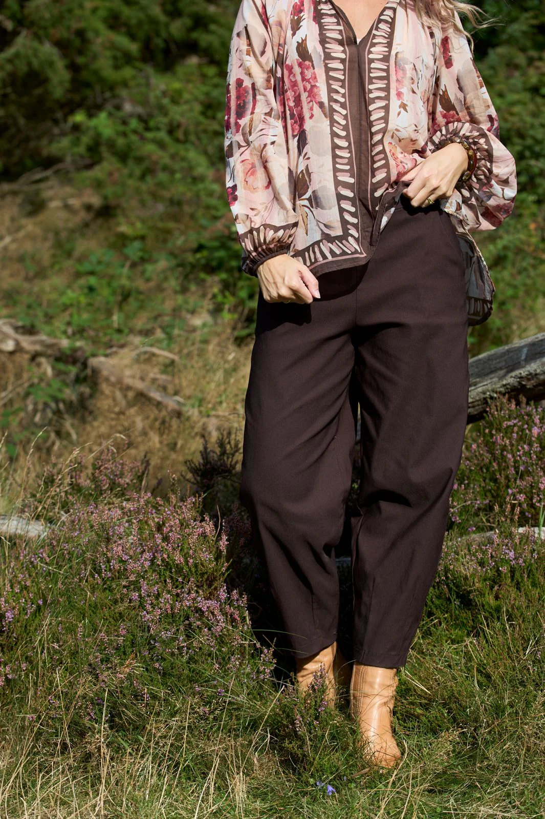 Black Colour - Bcbeverly Barrel Pant 41010 - Coffee