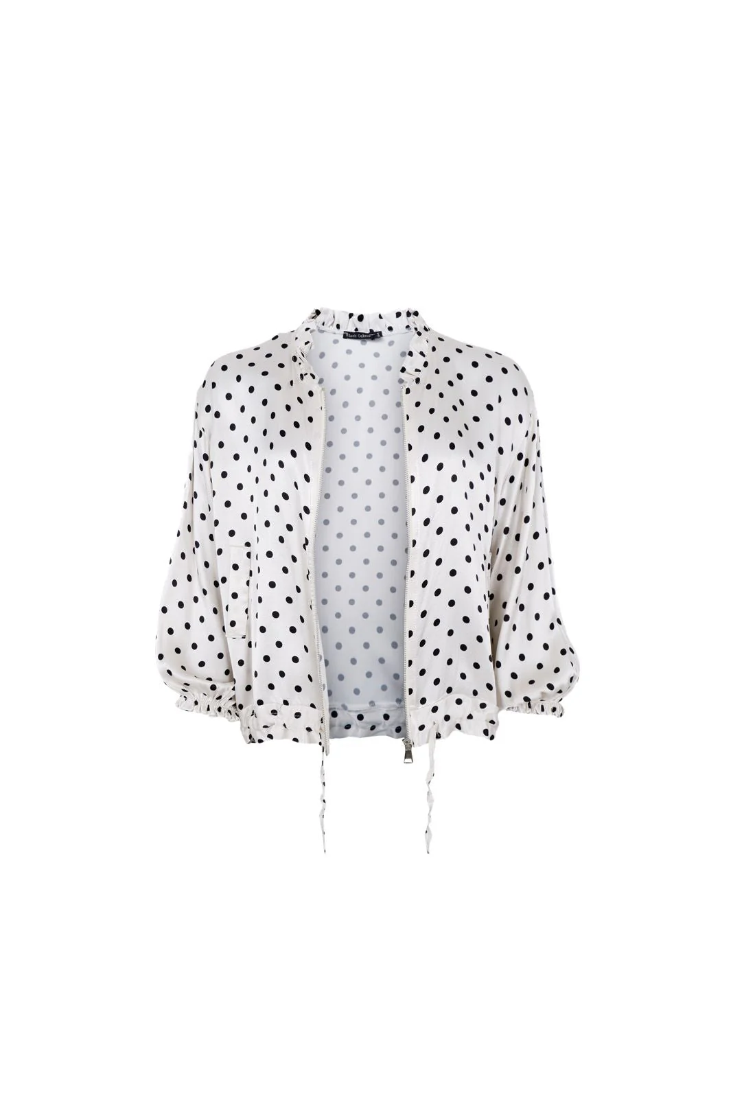 Black Colour - Bccaitlin Bomber Shirt 41107 - Off White - Image 3
