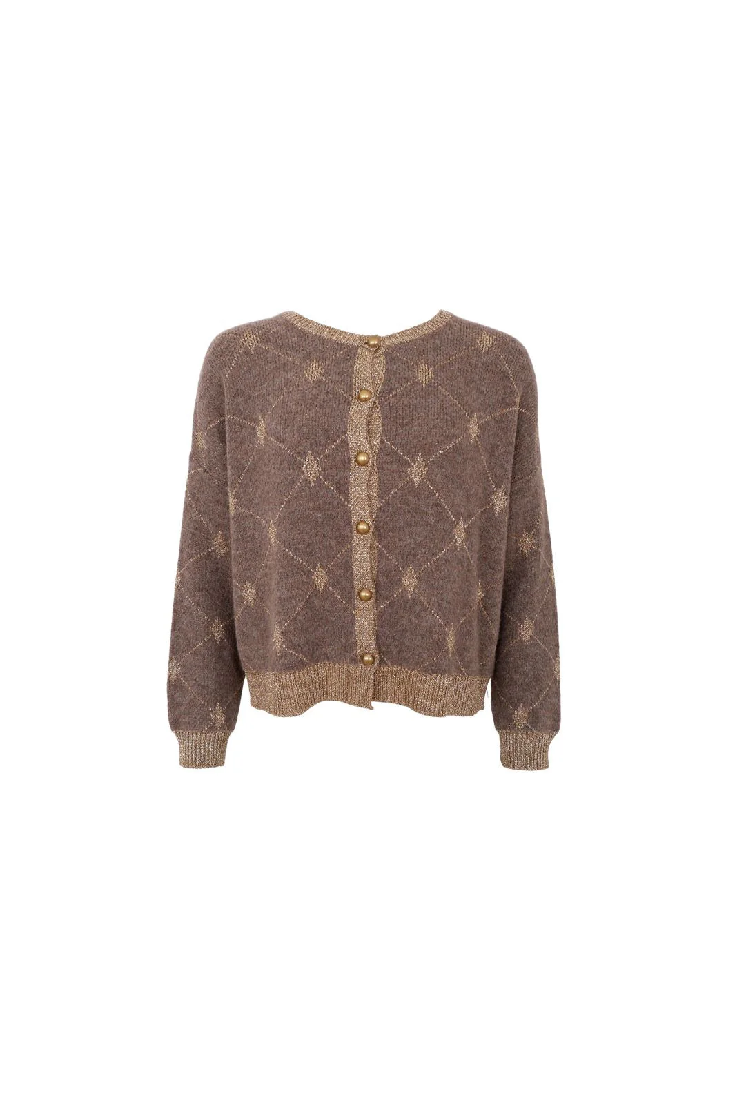 Black Colour - Bcelva Knit Cardigan 1228 - Taupe - Image 2