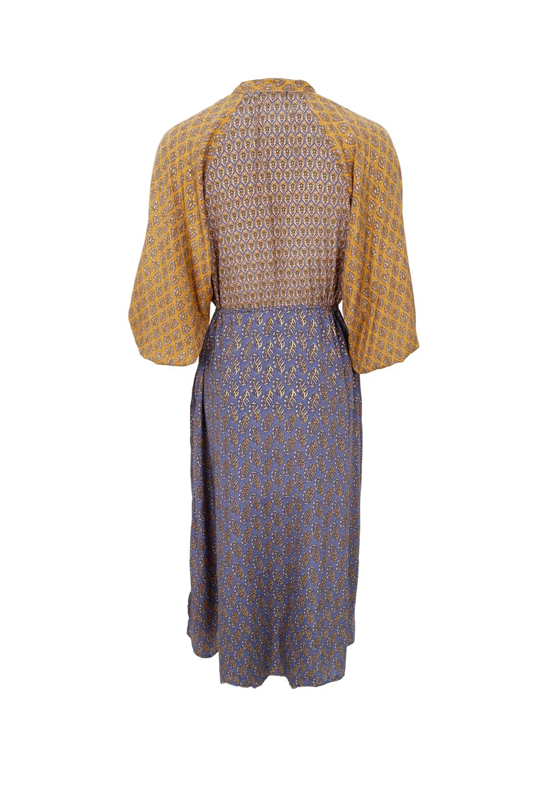 Black Colour - Bcluna Raglan Dress 39229 - Golden Multi - Image 3