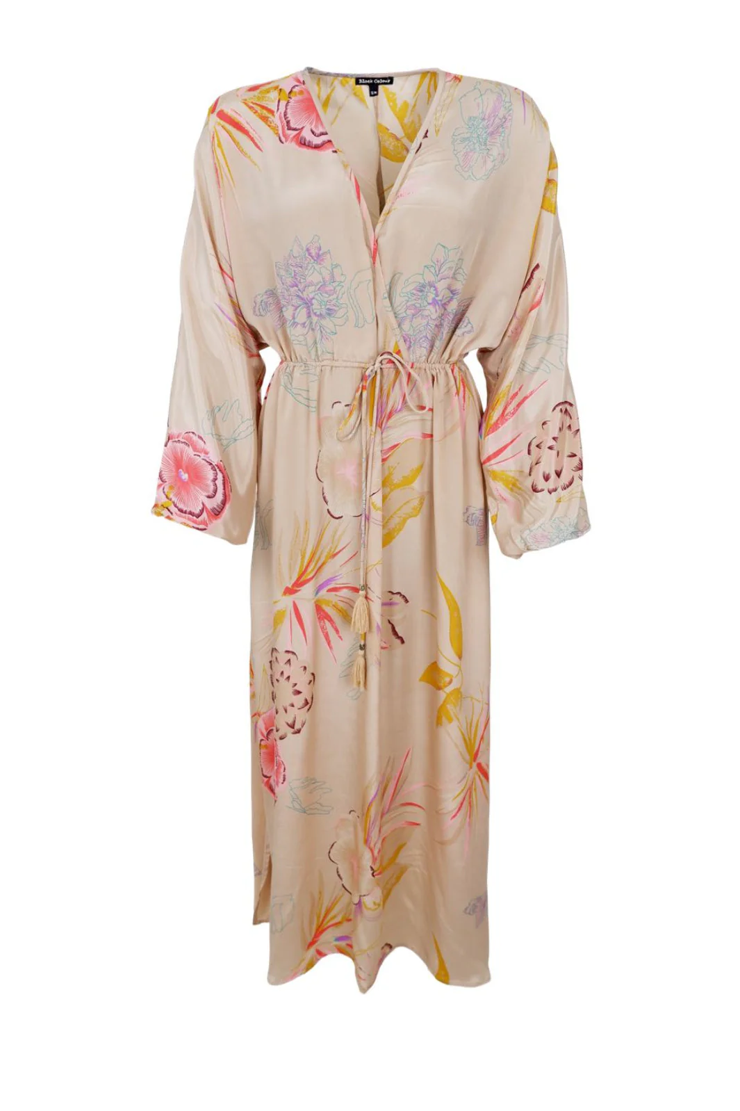 Black Colour - Bcluna V-Neck Dress L/S 39240 - Poppy Rose - Image 2