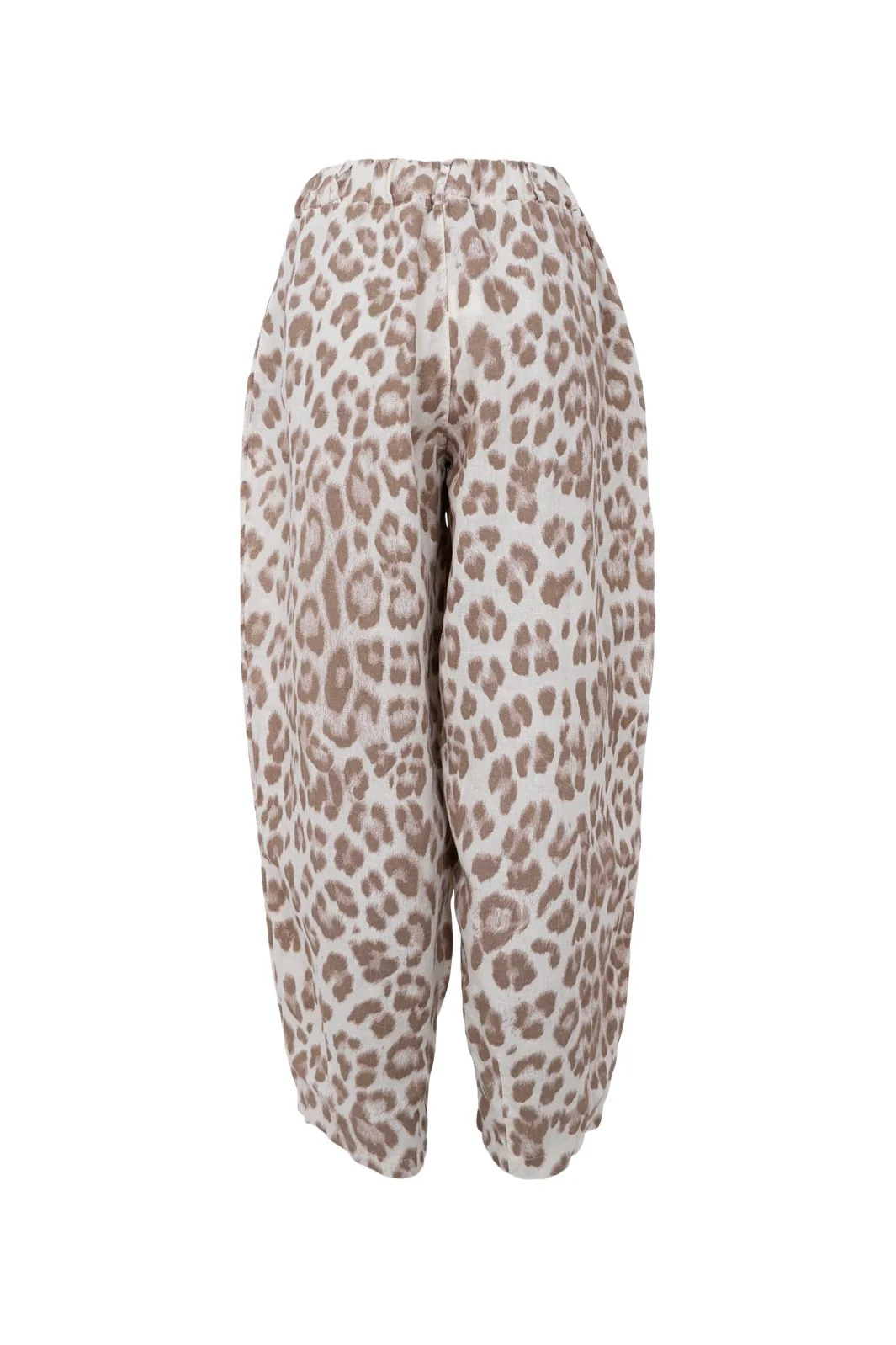 Black Colour - Bcmelina Barrel Linen Pant 41113 - Nougat Leo - Image 2