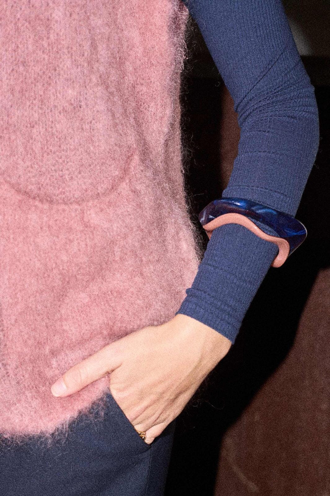 Black Colour - Bcshayna Bangle 4493 - Navy - Image 2