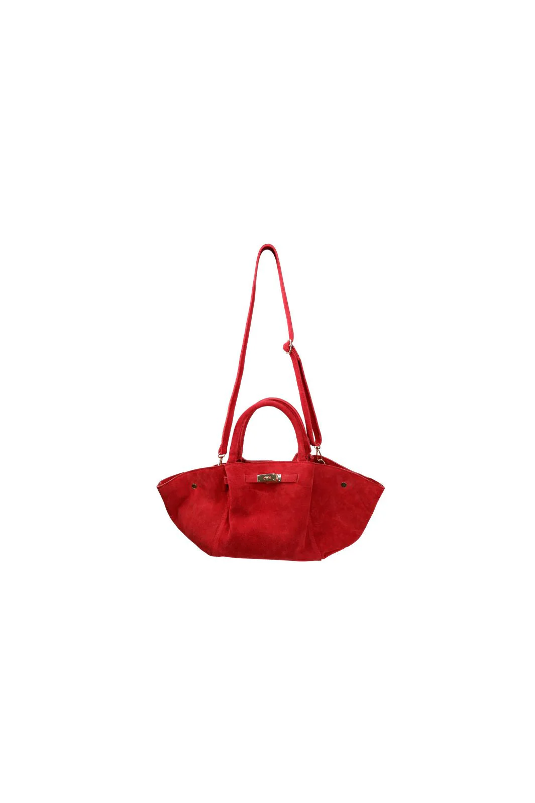 Black Colour - Bcsienna Suede Totebag 9373 - Red - Image 4