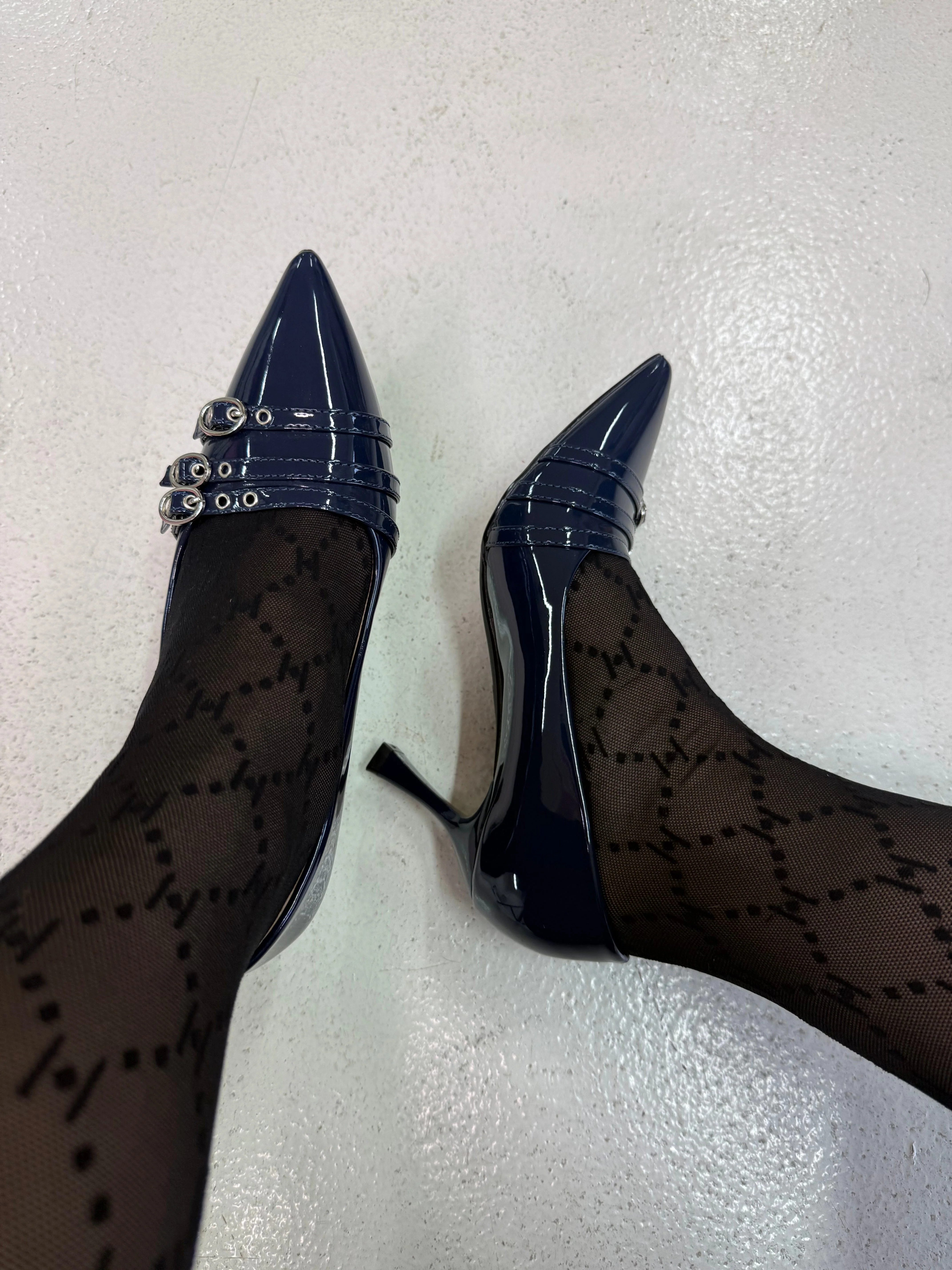 Bloom - Bellflowerstiletto - Navy - Image 3