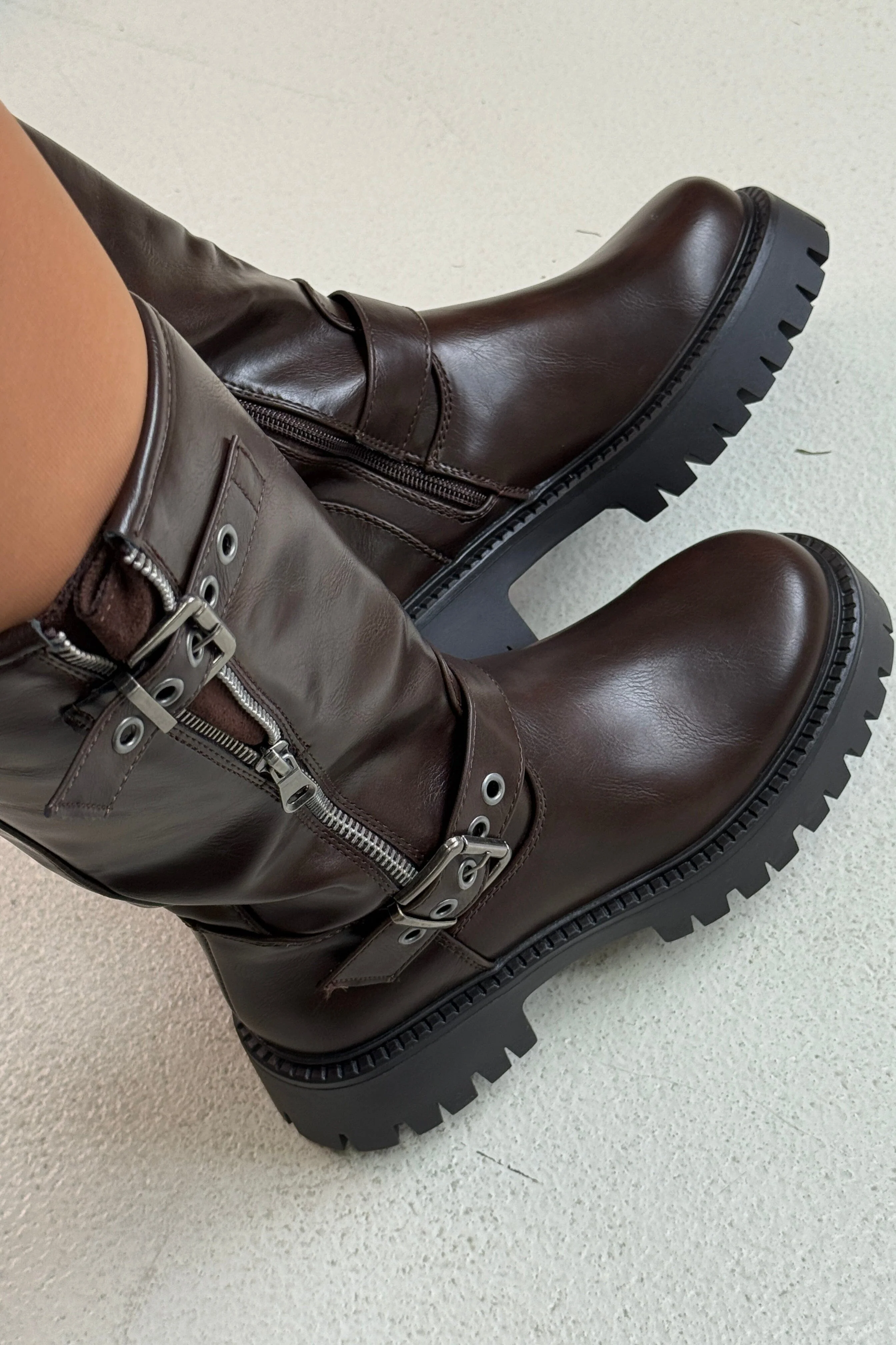 Bloom - Cosmos Boots - Dark Maroon - Image 4