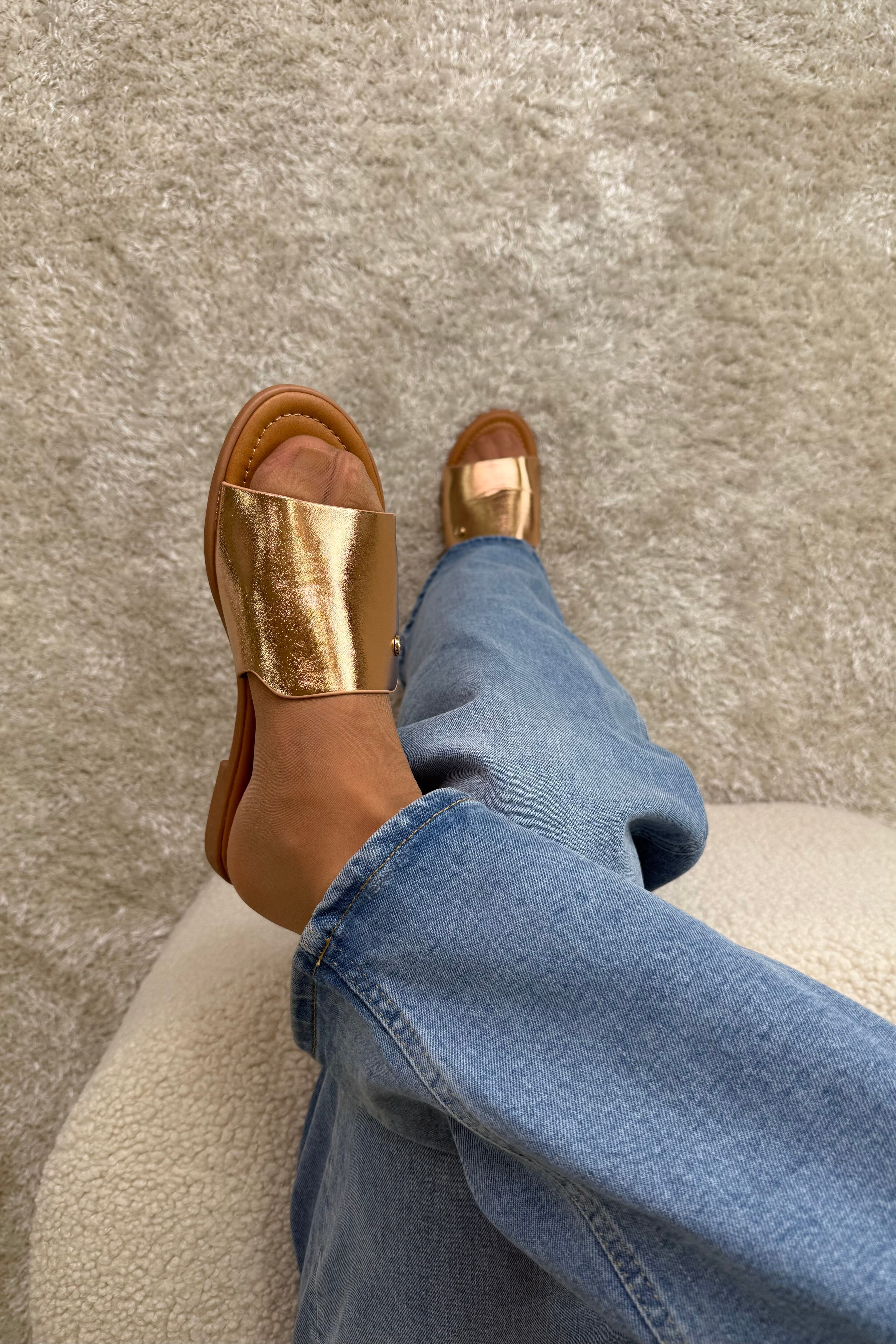 Bloom - Loreen Sandal - Champagne - Image 6