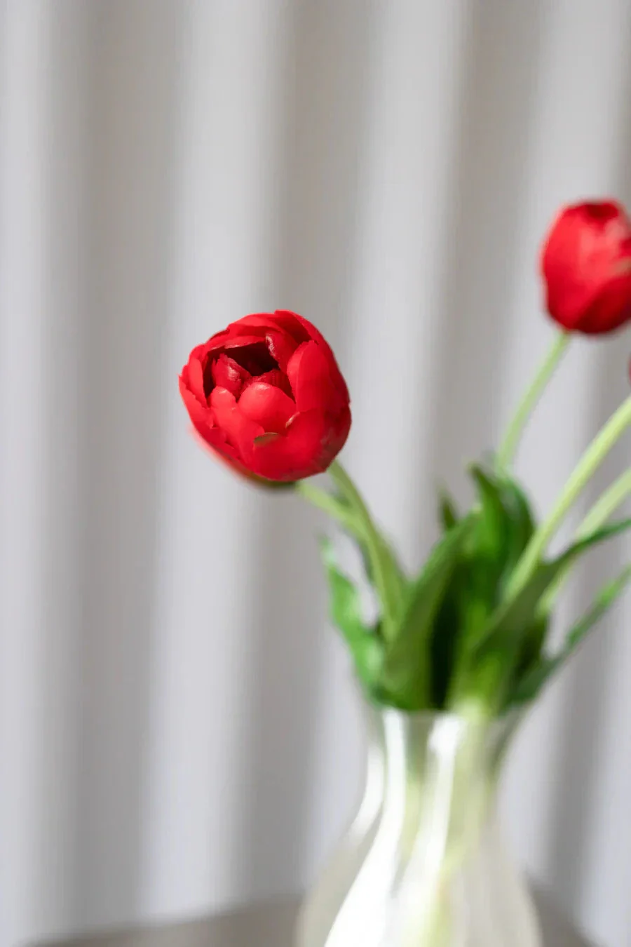 Bloom Objects - Artificial Layered Tulips Red 02-233 - Red - Image 2