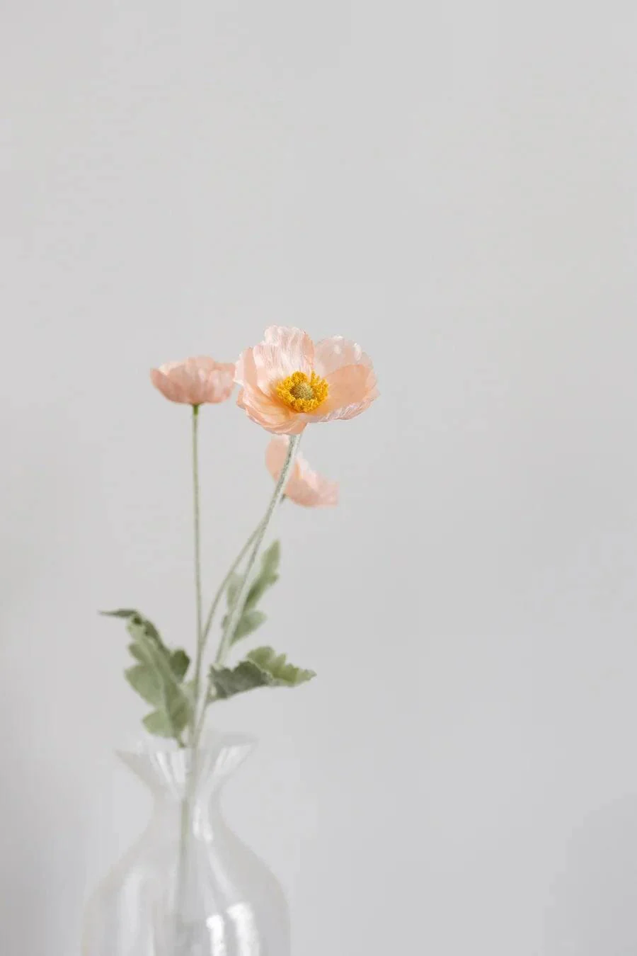 Bloom Objects - Artificial Peach Poppy 02-131 - Peach - Image 2