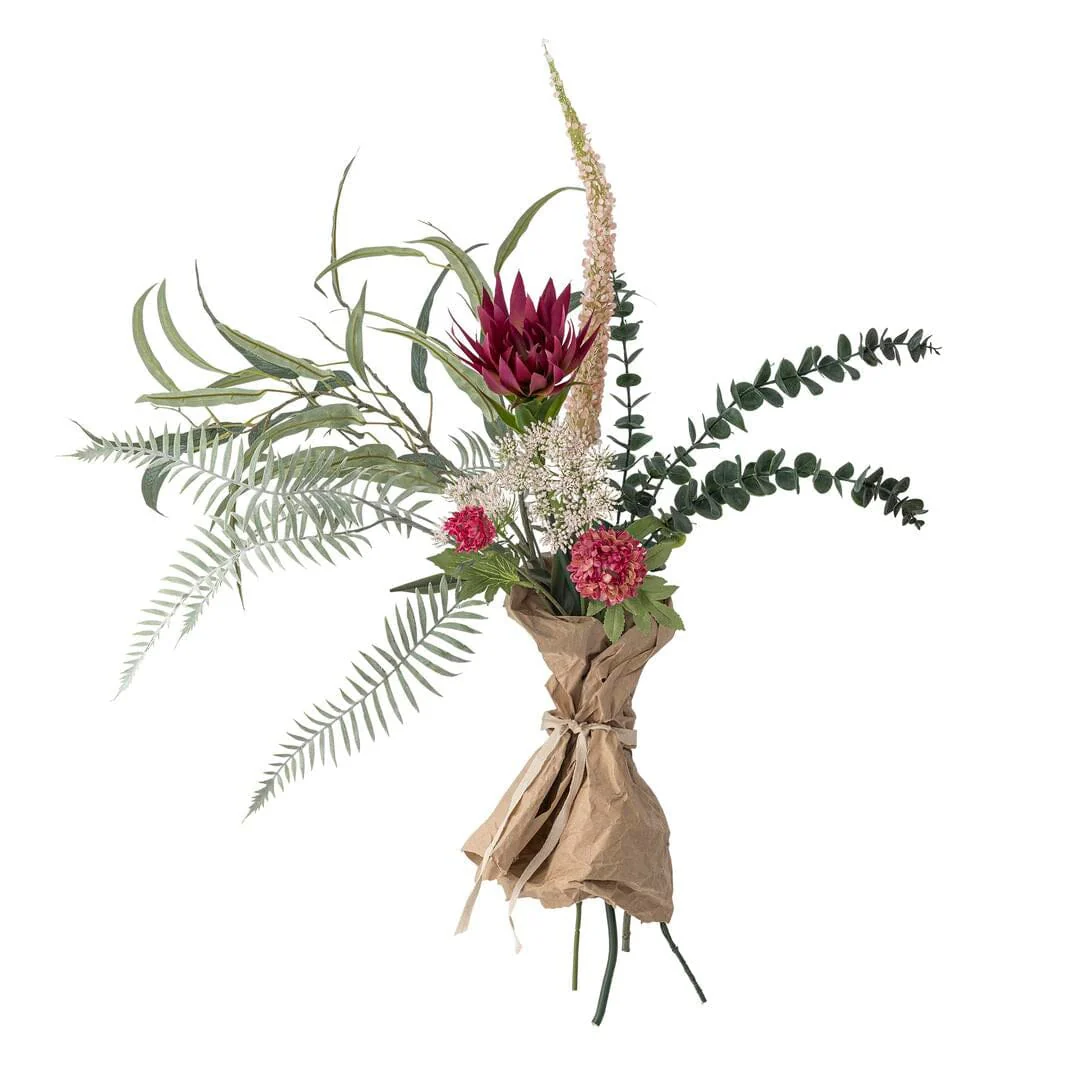 Bloomingville - Crown Buket, Rød, Kunstige Blomster 82061536 - Red - Image 2