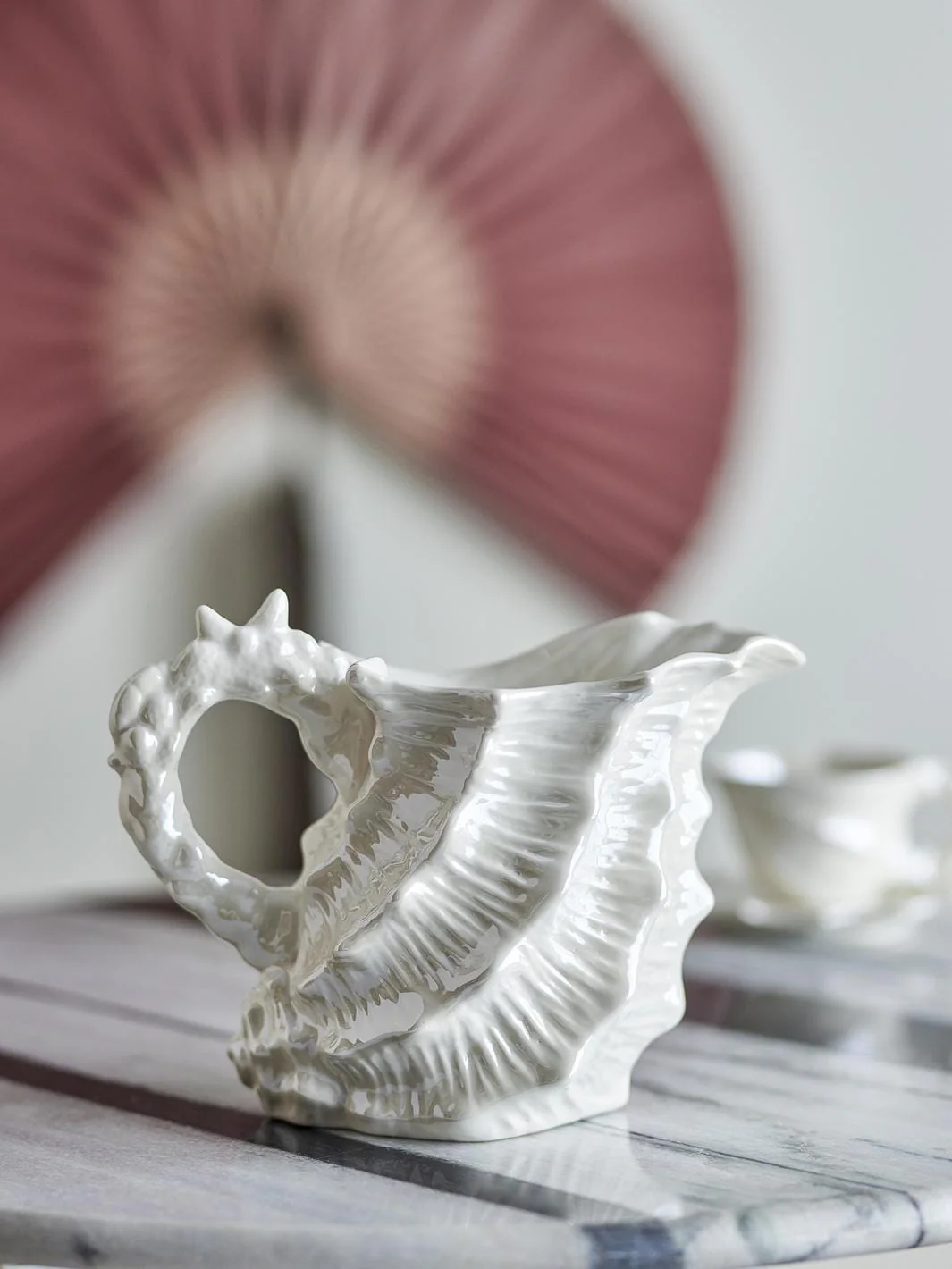 Bloomingville - Shellie Kande, Hvid, Stentøj 82072684 - White - Image 6