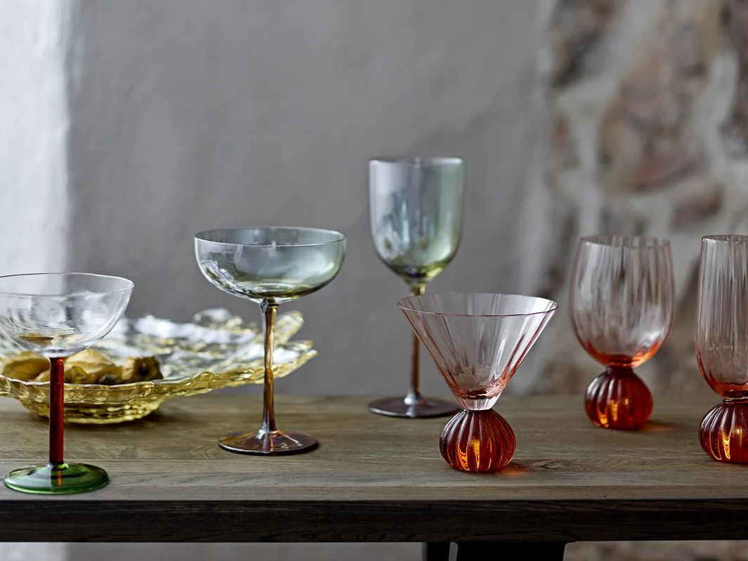 Bloomingville - Taurin Vinglas, Rosa, Glas 82072786 - Rose - Image 2