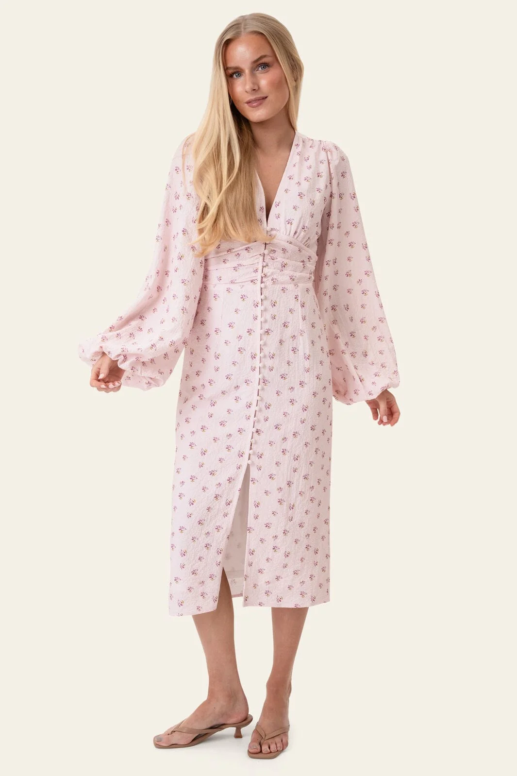 BYIC - Adaic Long Dress A23983 - Pink - Image 2