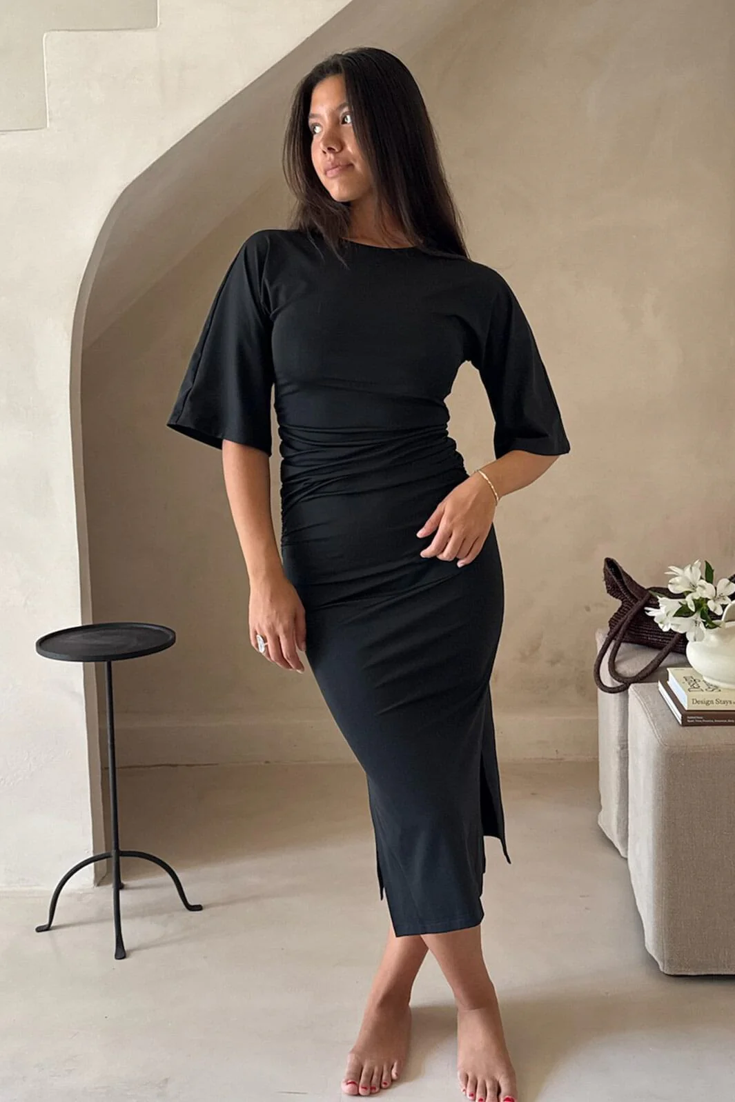 Voorbestelling - BYIC - Alberteic Dress A23975 - Black