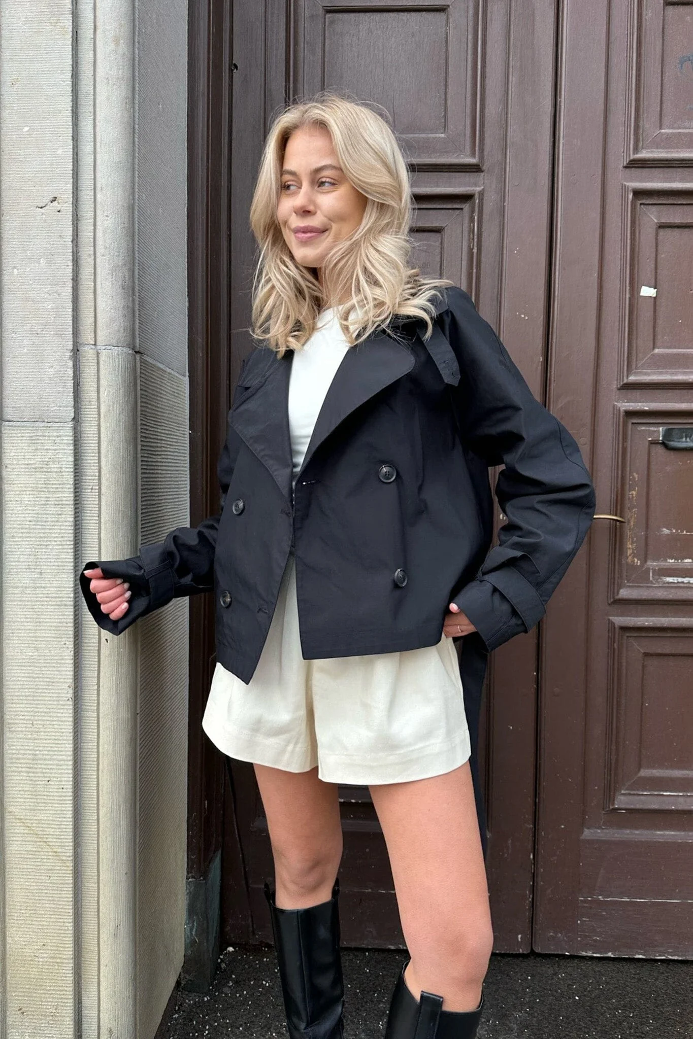 BYIC - Almaic Trenchcoat - black Black - Image 4