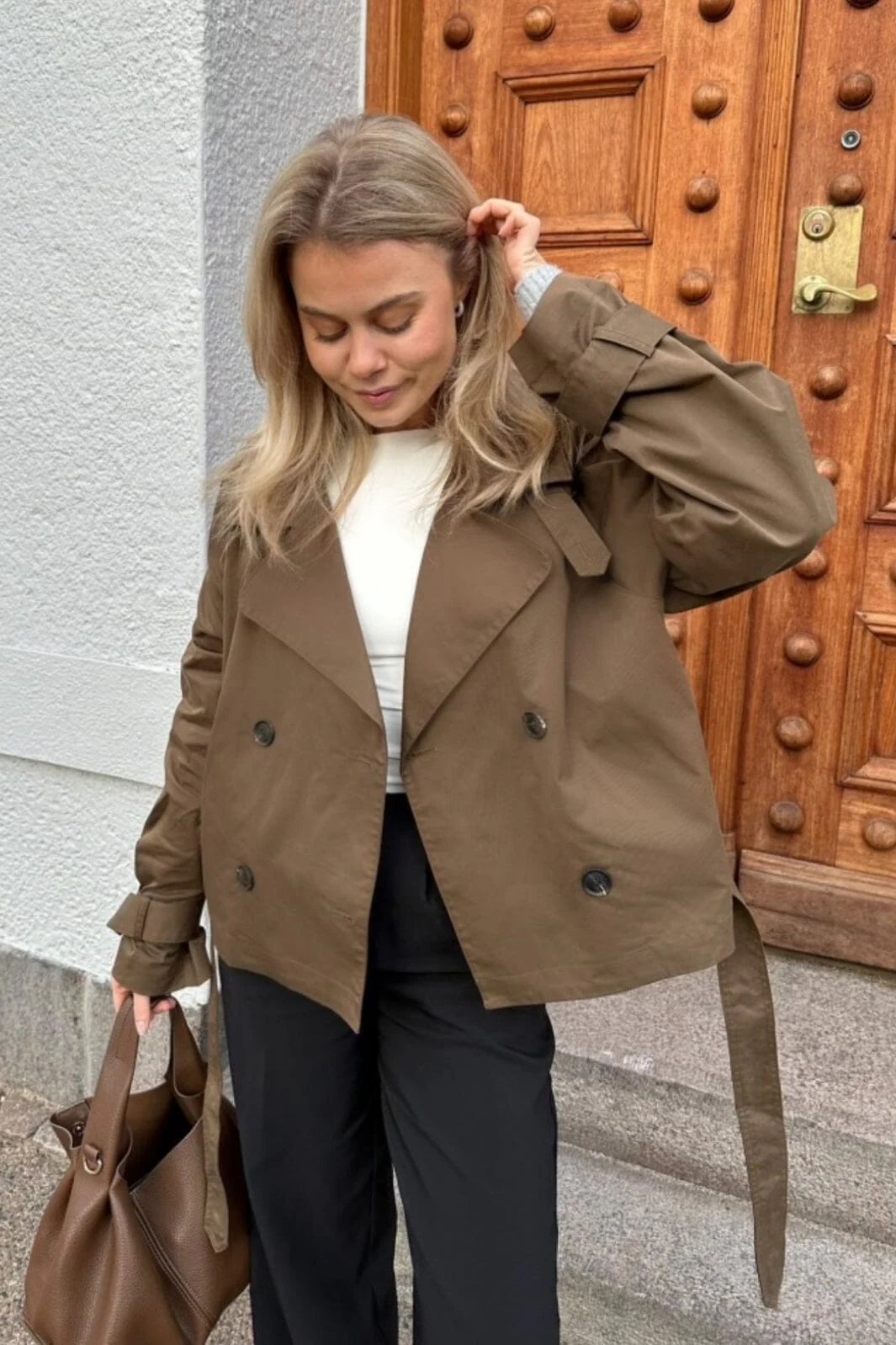 BYIC - Almaic Trenchcoat - brown Brown - Image 5
