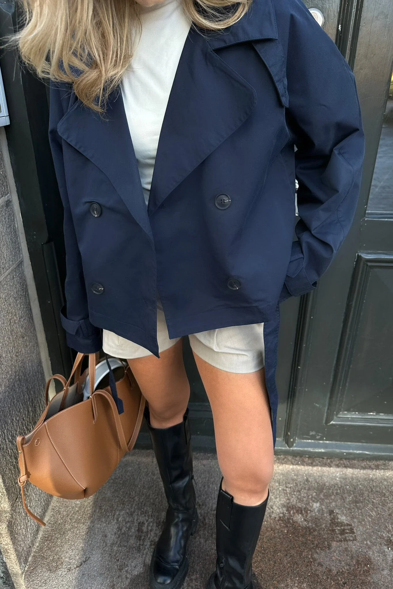 BYIC - Almaic Trenchcoat - Navy - Image 3