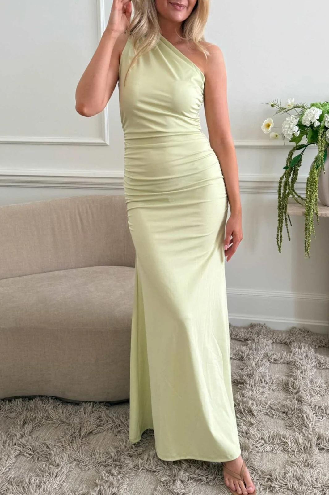 BYIC - Andreaic Maxi Dress A23768 - Light Green - Image 3