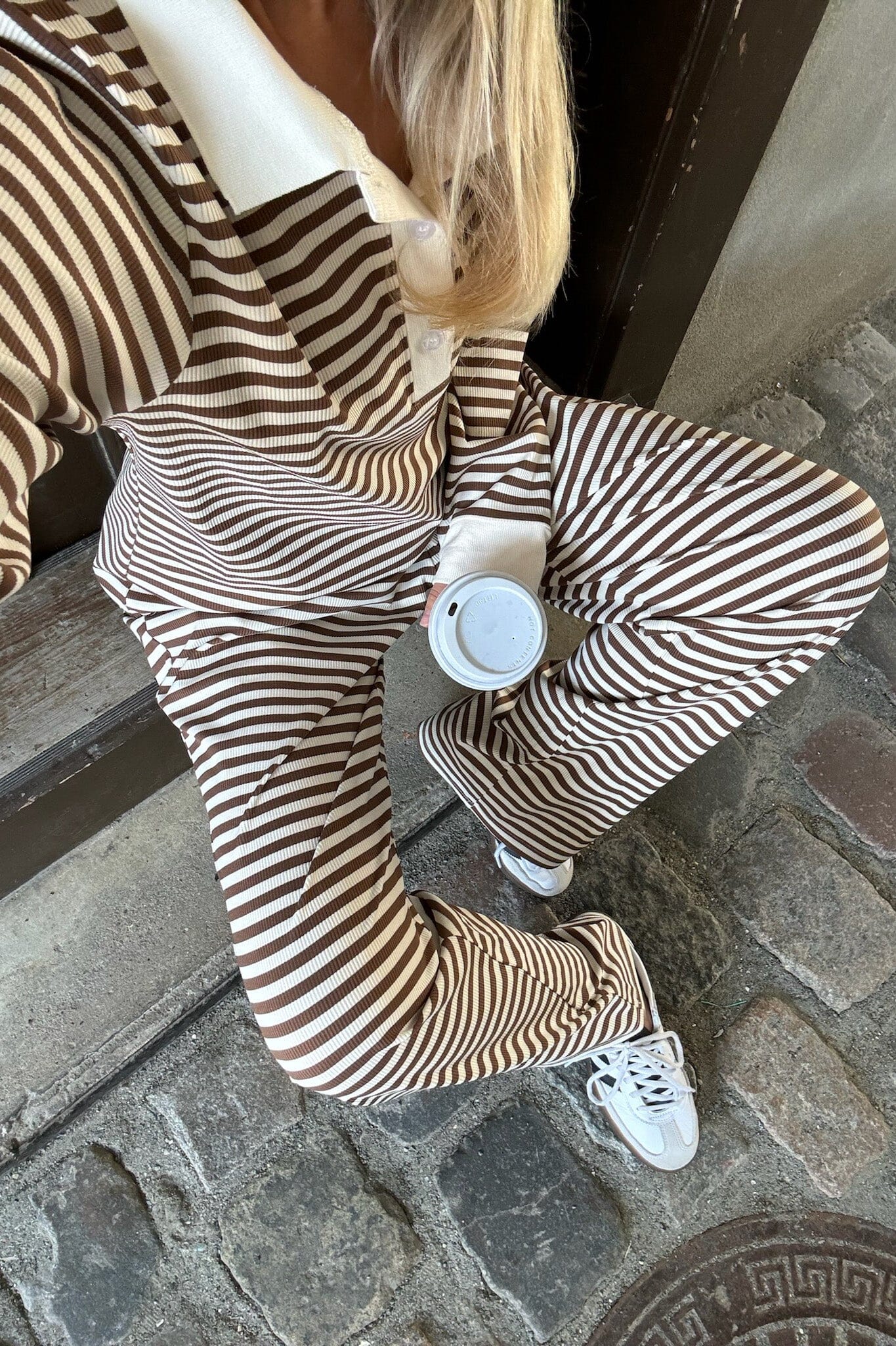 BYIC - Carlyic Polo - browns Brown Stripes - Image 7