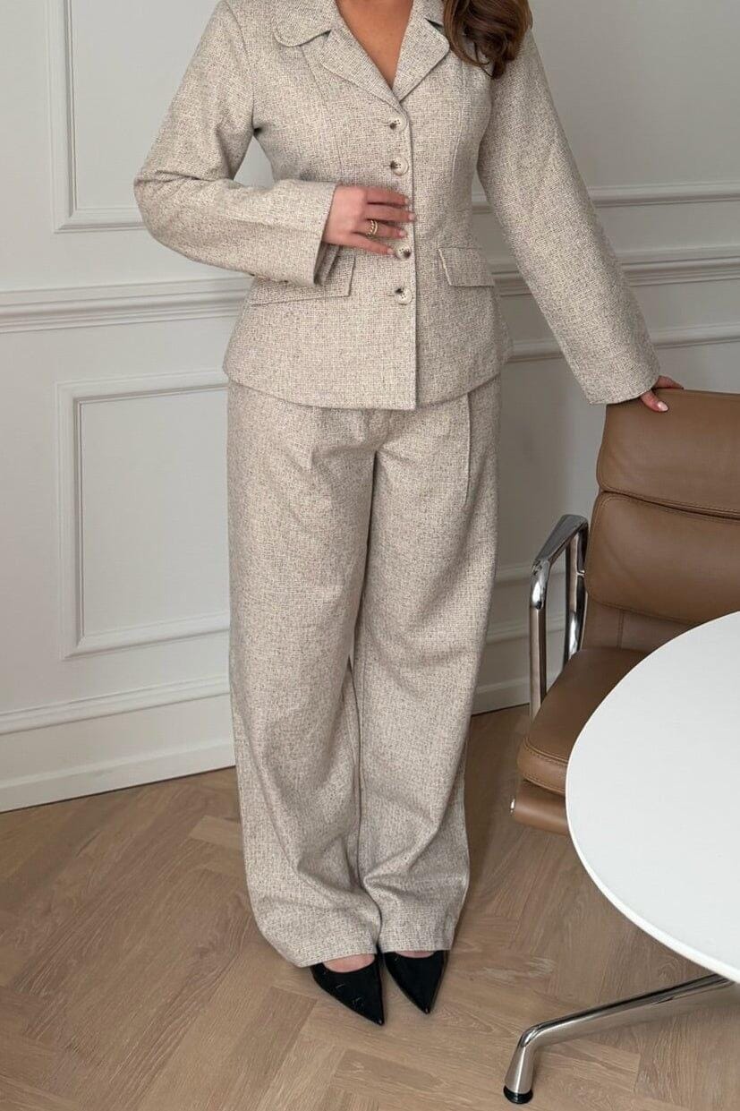 BYIC - Celinaic Pants A2351 - Beige Melange