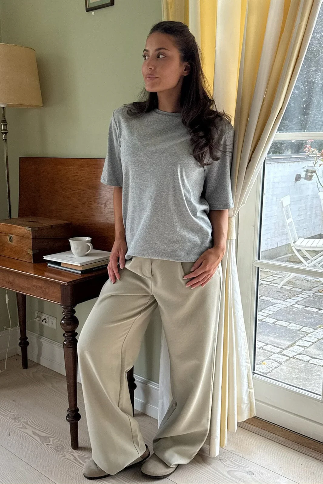 BYIC - Celinaic Pants A2351 - Dusty Beige - Image 4