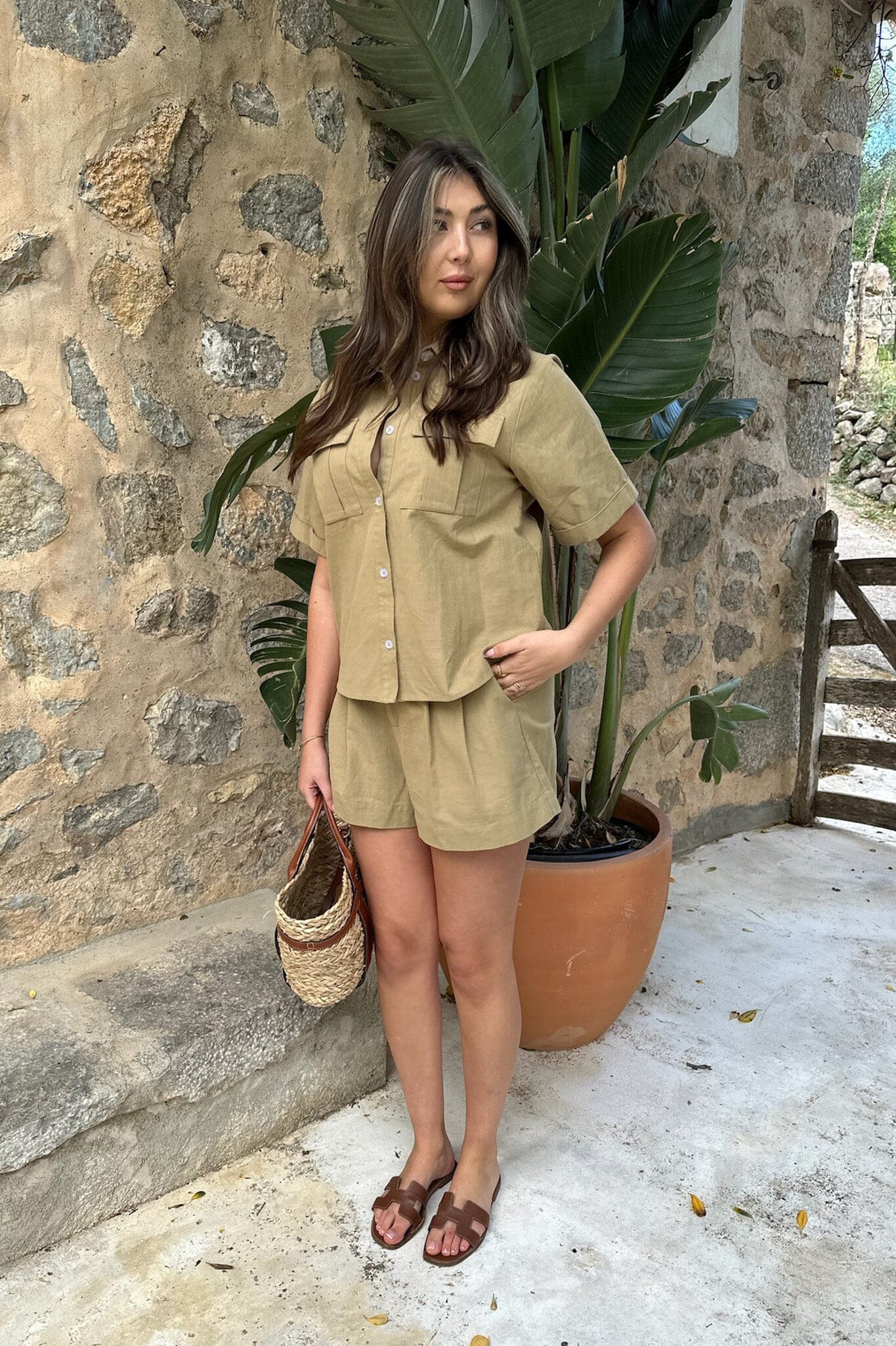 BYIC - Celinaic Shirt - lkhaki Light Khaki - Image 7