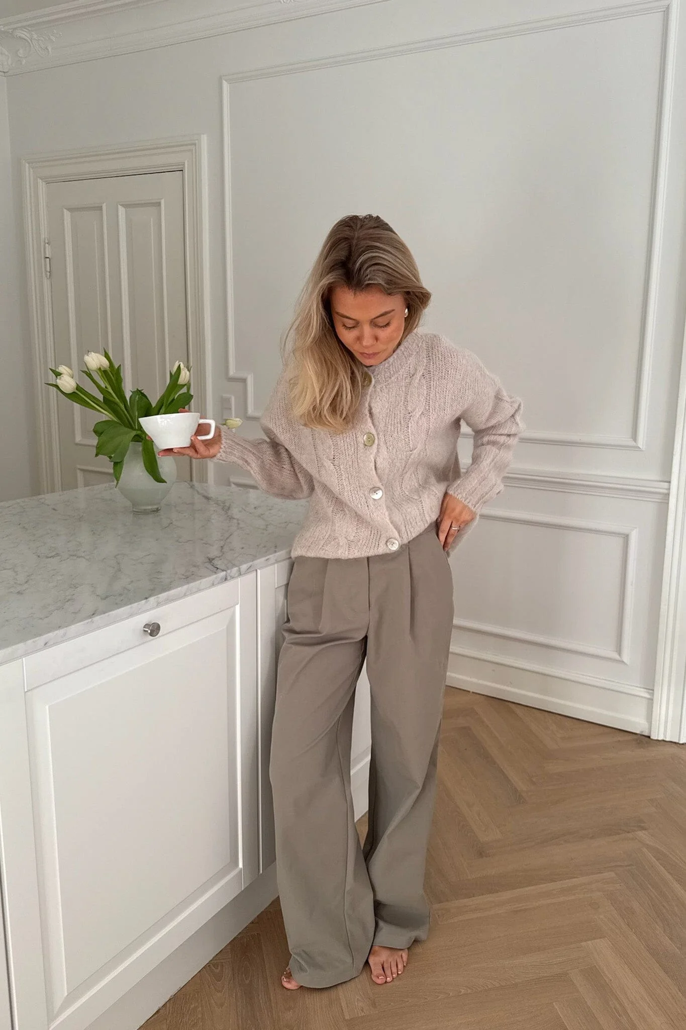 BYIC - Ditteic Cardigan 3420 - Beige - Image 3